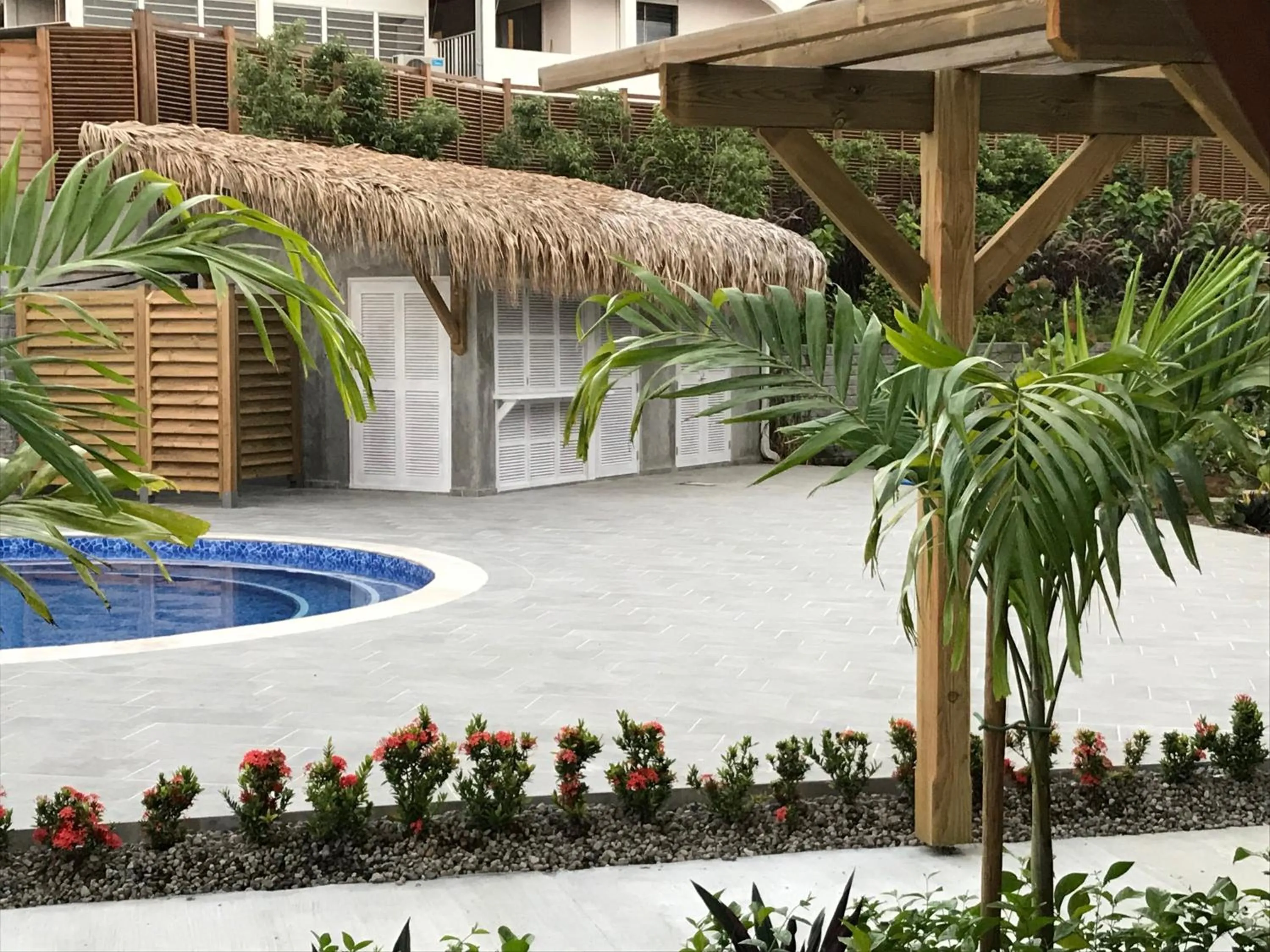 Garden view in Diamant les bains - Résidence Hôtelière