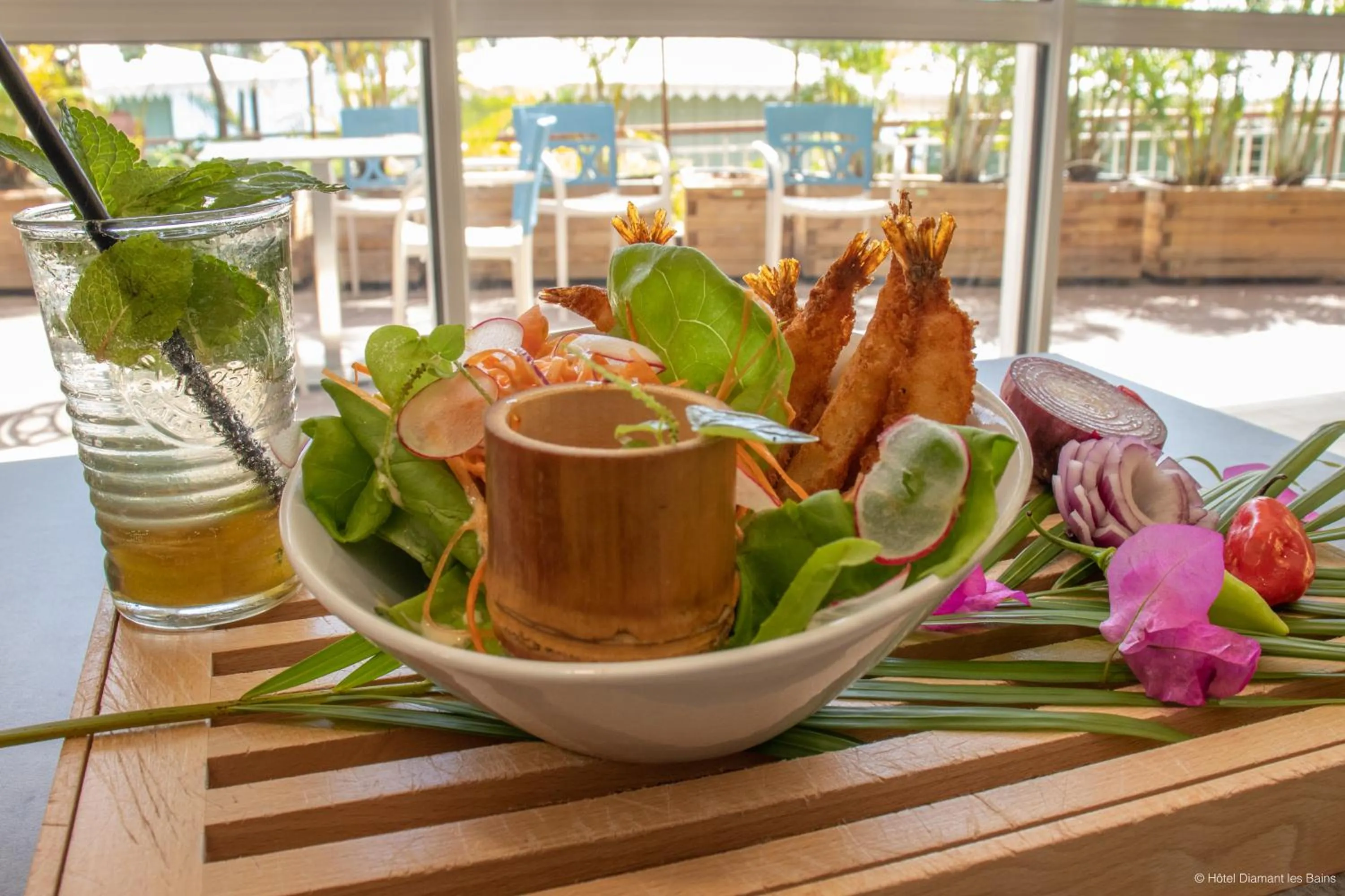 Food in Diamant les bains - Résidence Hôtelière