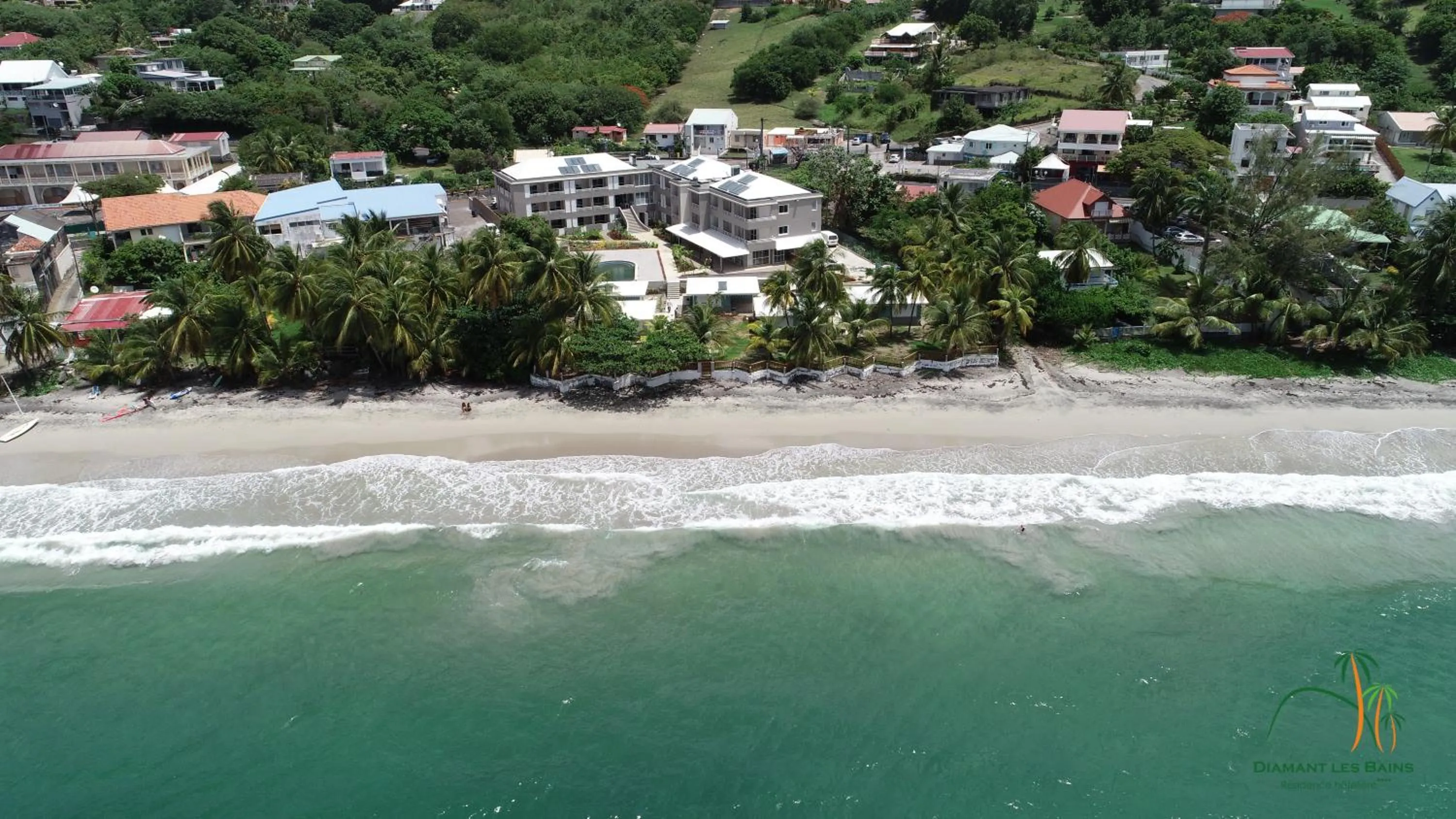 Bird's eye view in Diamant les bains - Résidence Hôtelière