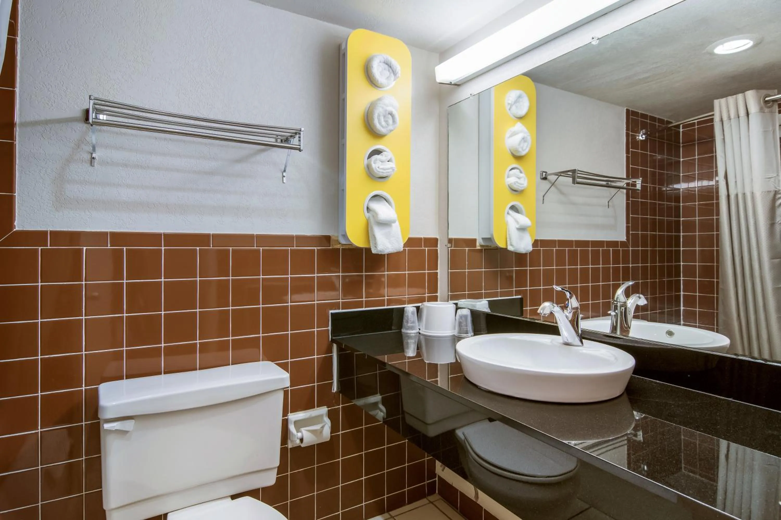 Bathroom in Motel 6-New Stanton, PA