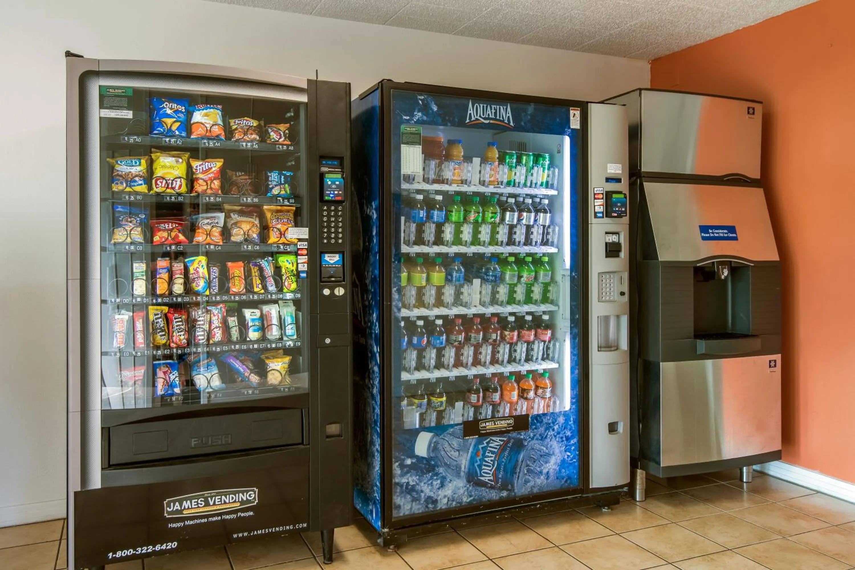 vending machine in Motel 6-New Stanton, PA
