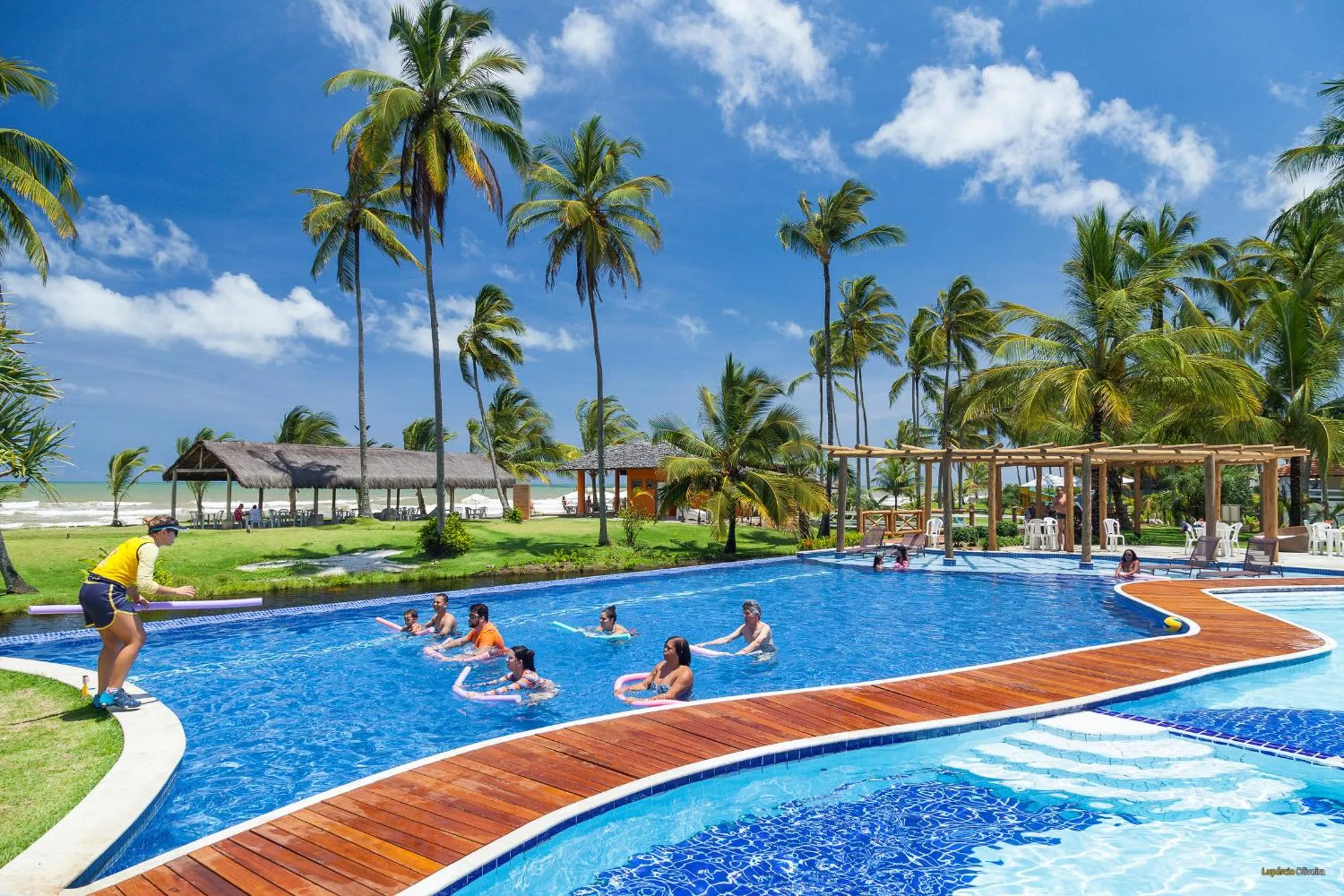 Pool view in Resort Tororomba