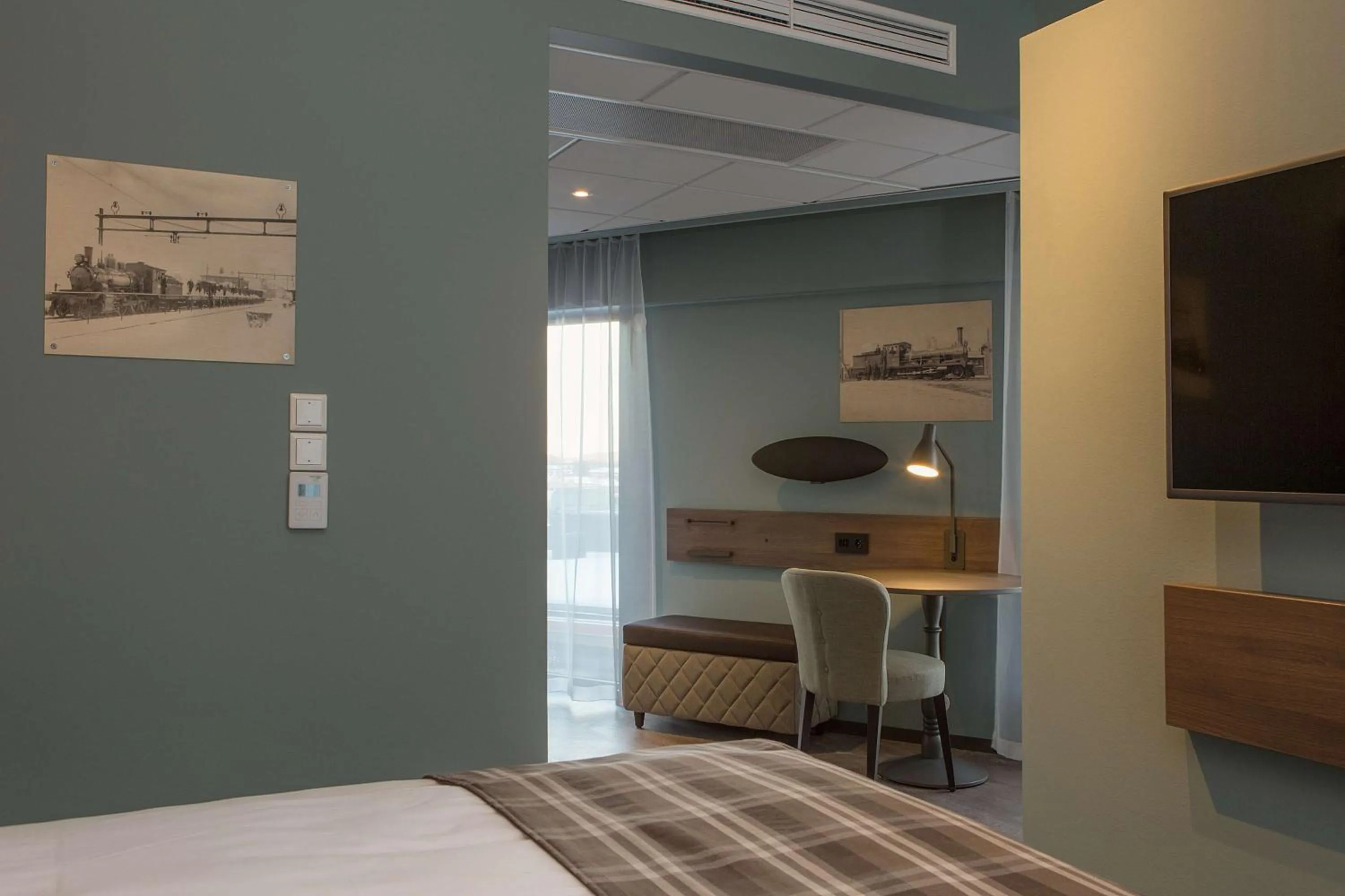 Photo of the whole room, Bed in Scandic Lillestrøm