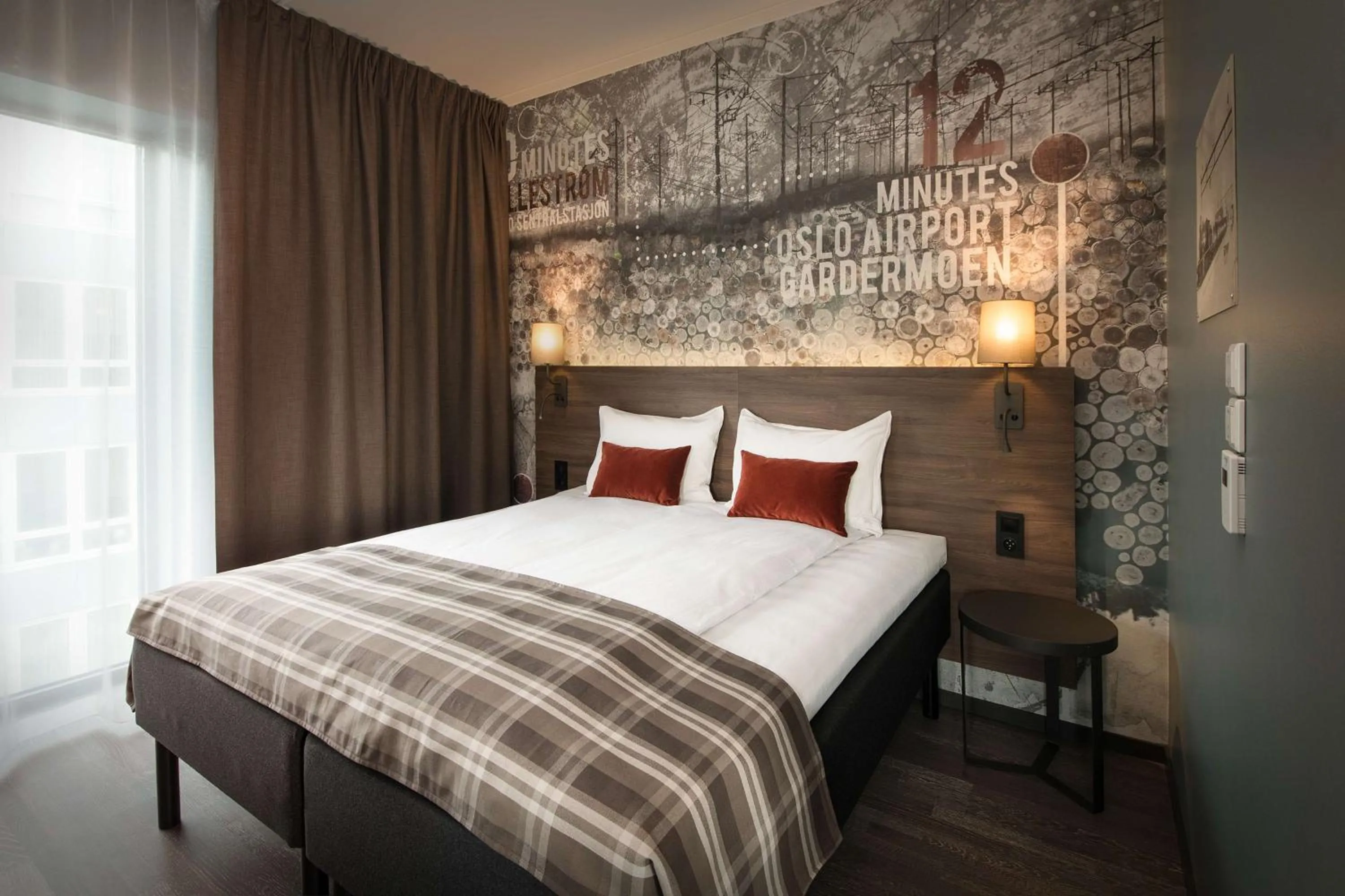 Photo of the whole room, Bed in Scandic Lillestrøm