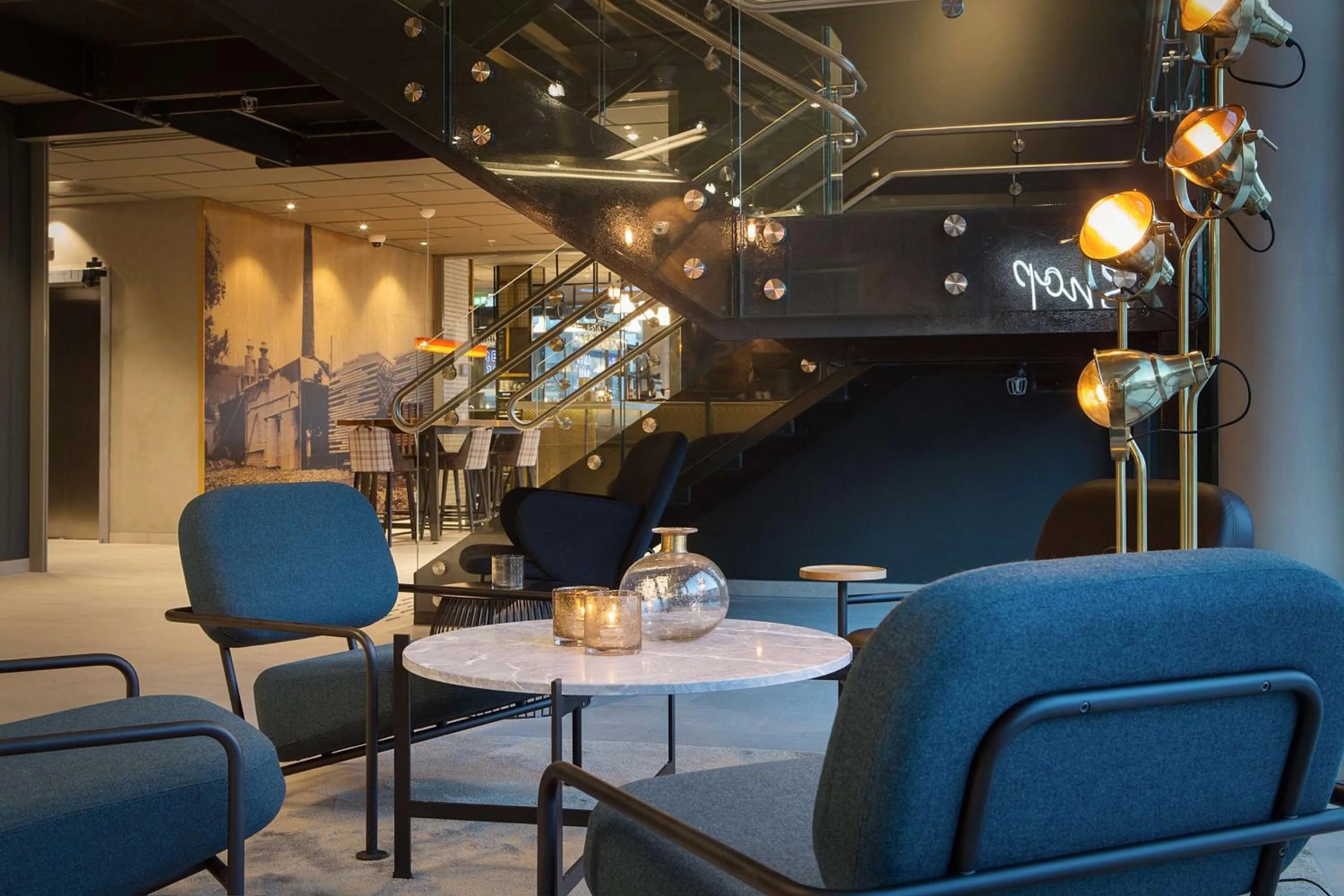 Lobby or reception in Scandic Lillestrøm