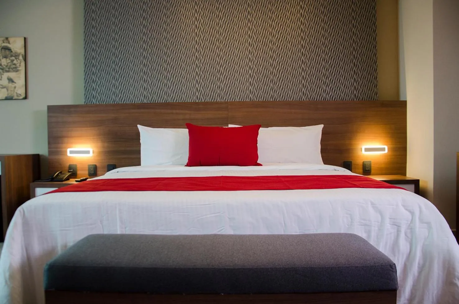 Bed in Hotel 5 de Mayo