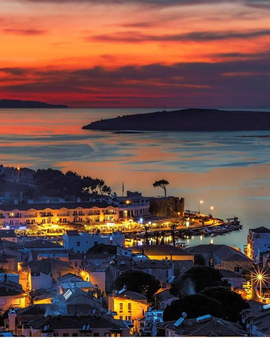 Sunset in Ayshe Hotel