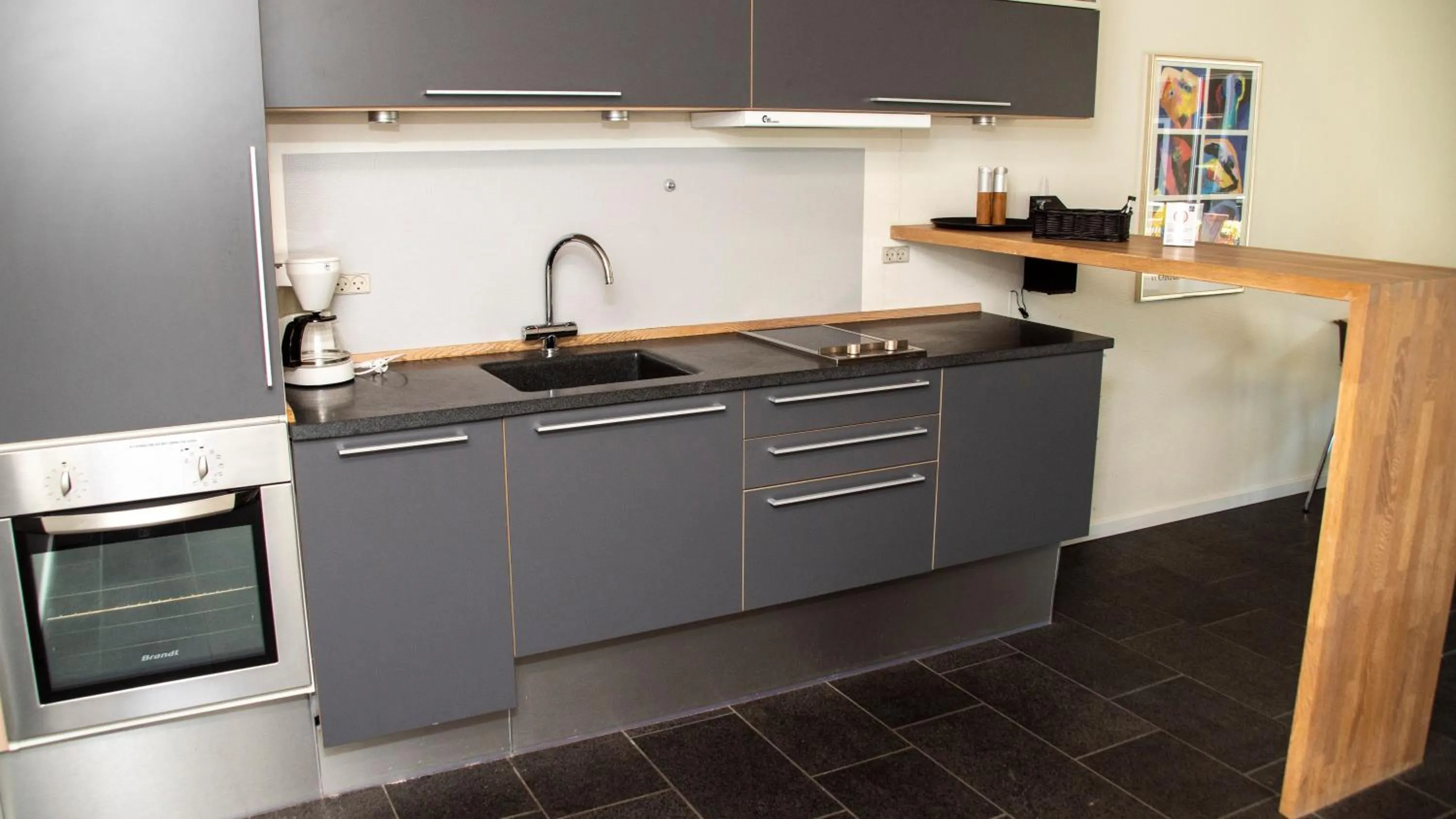 kitchen in Hotel Strandtangen