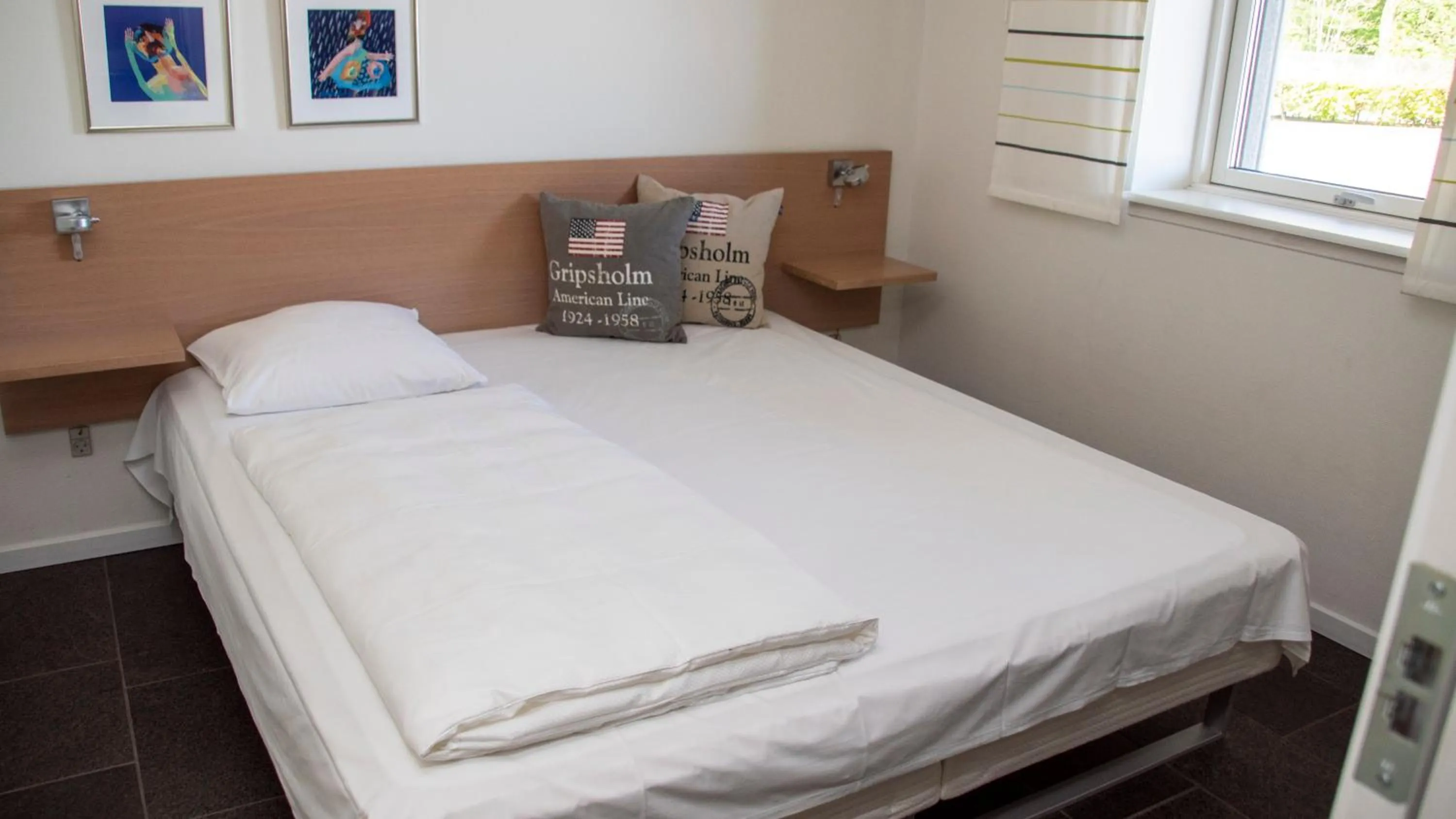 Bedroom, Bed in Hotel Strandtangen