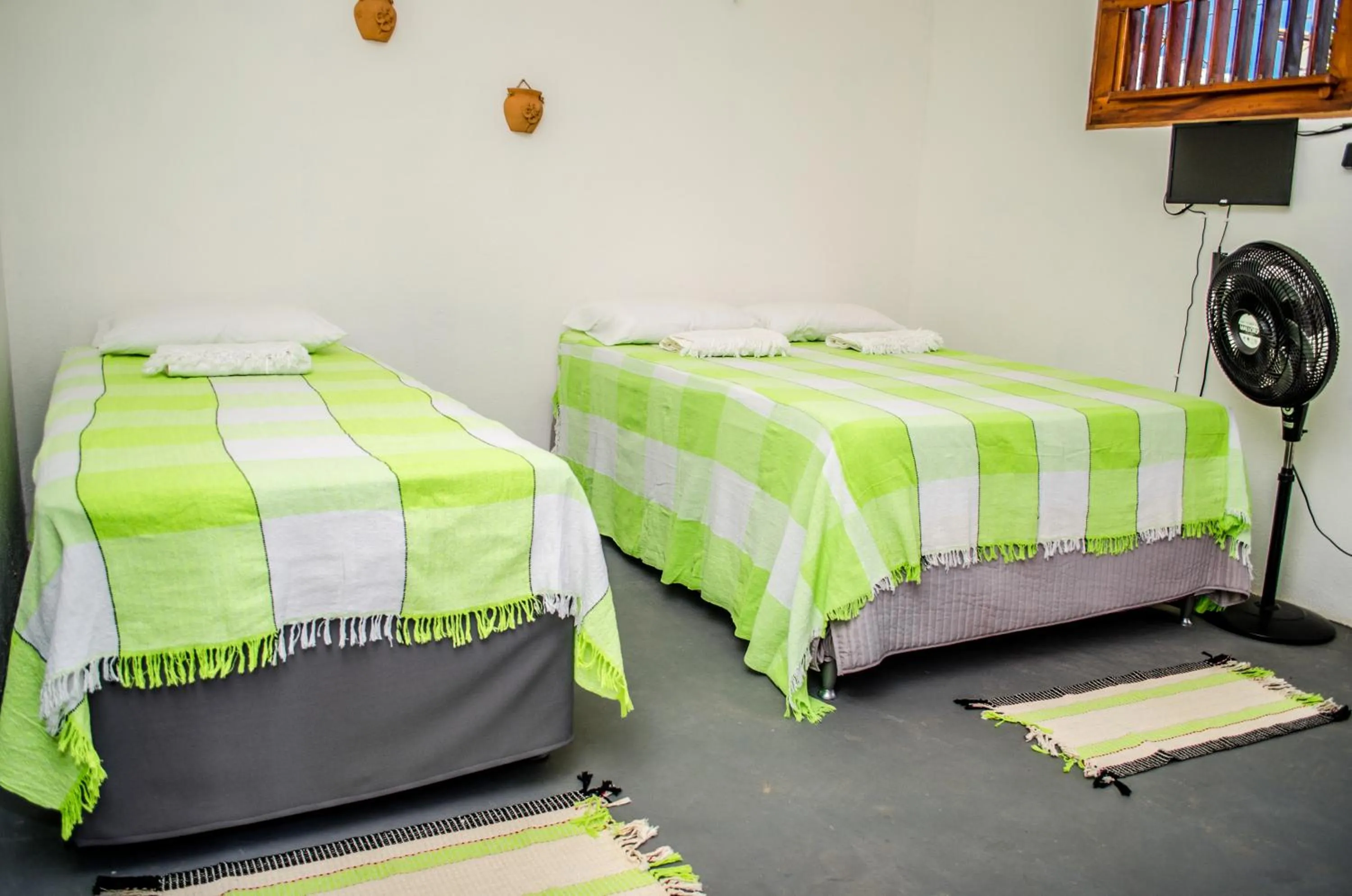 Bed in B&B Chalé Jardins