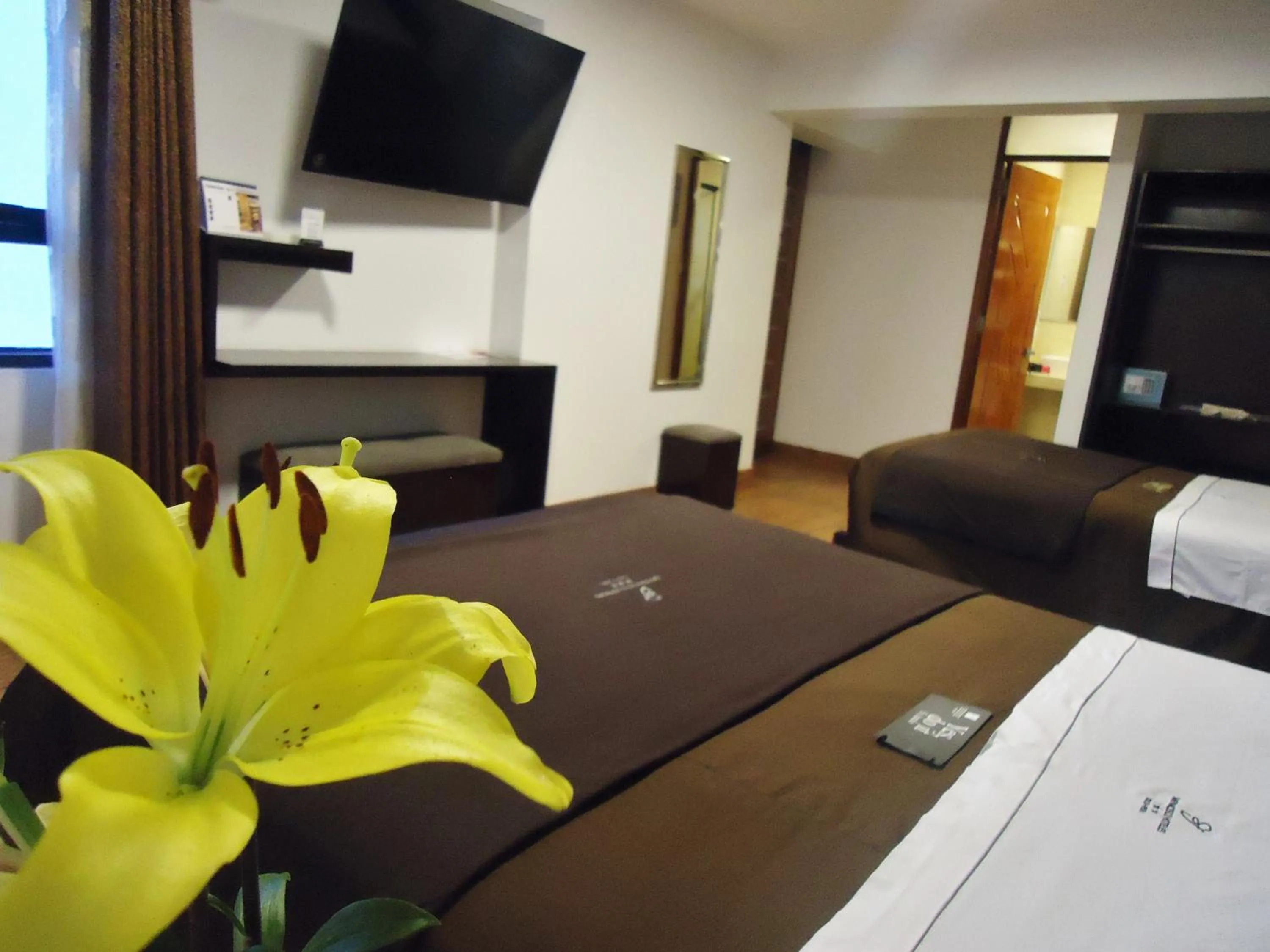 Bed in San Francisco Cusco Hotel