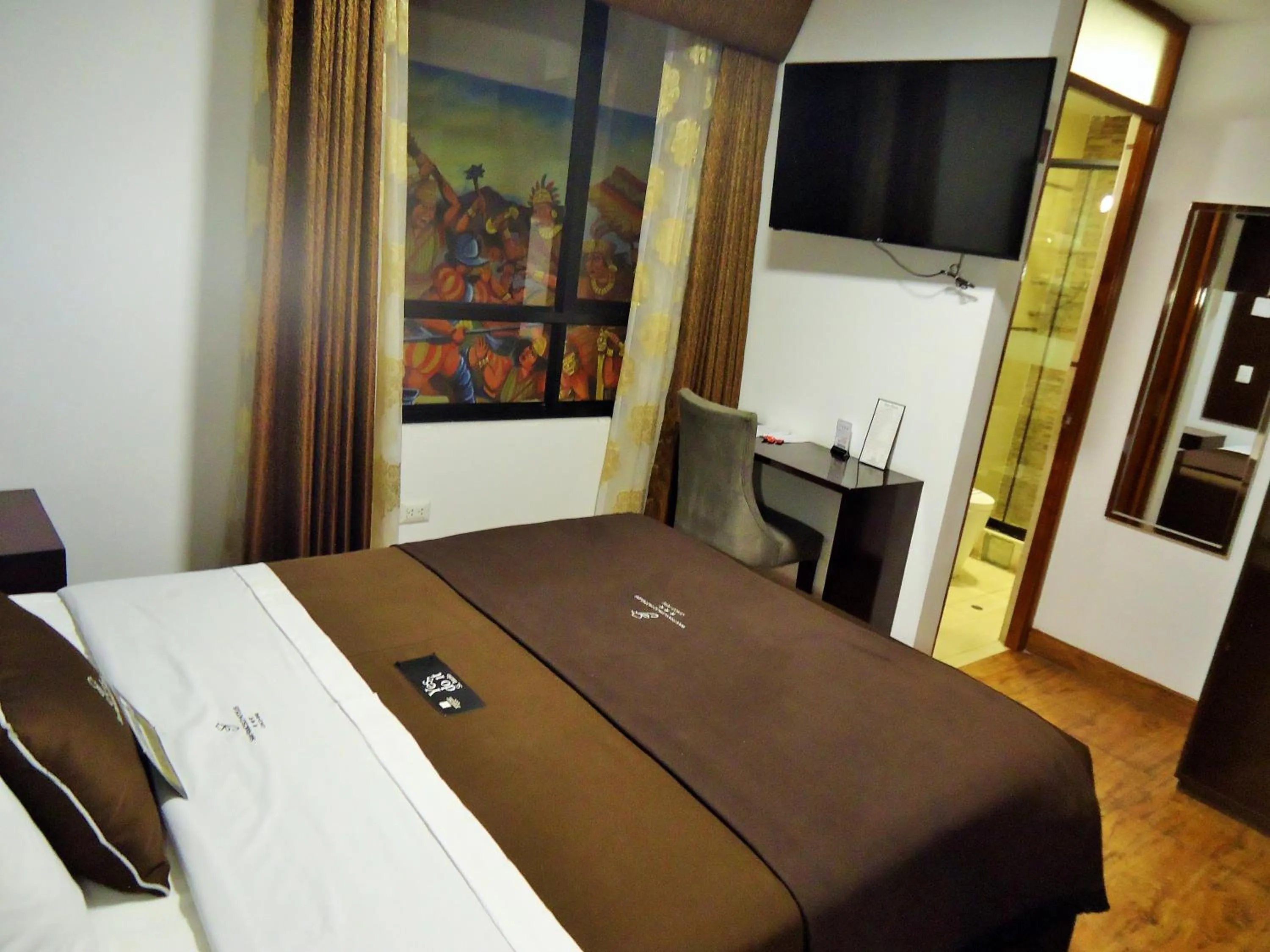 Bed in San Francisco Cusco Hotel