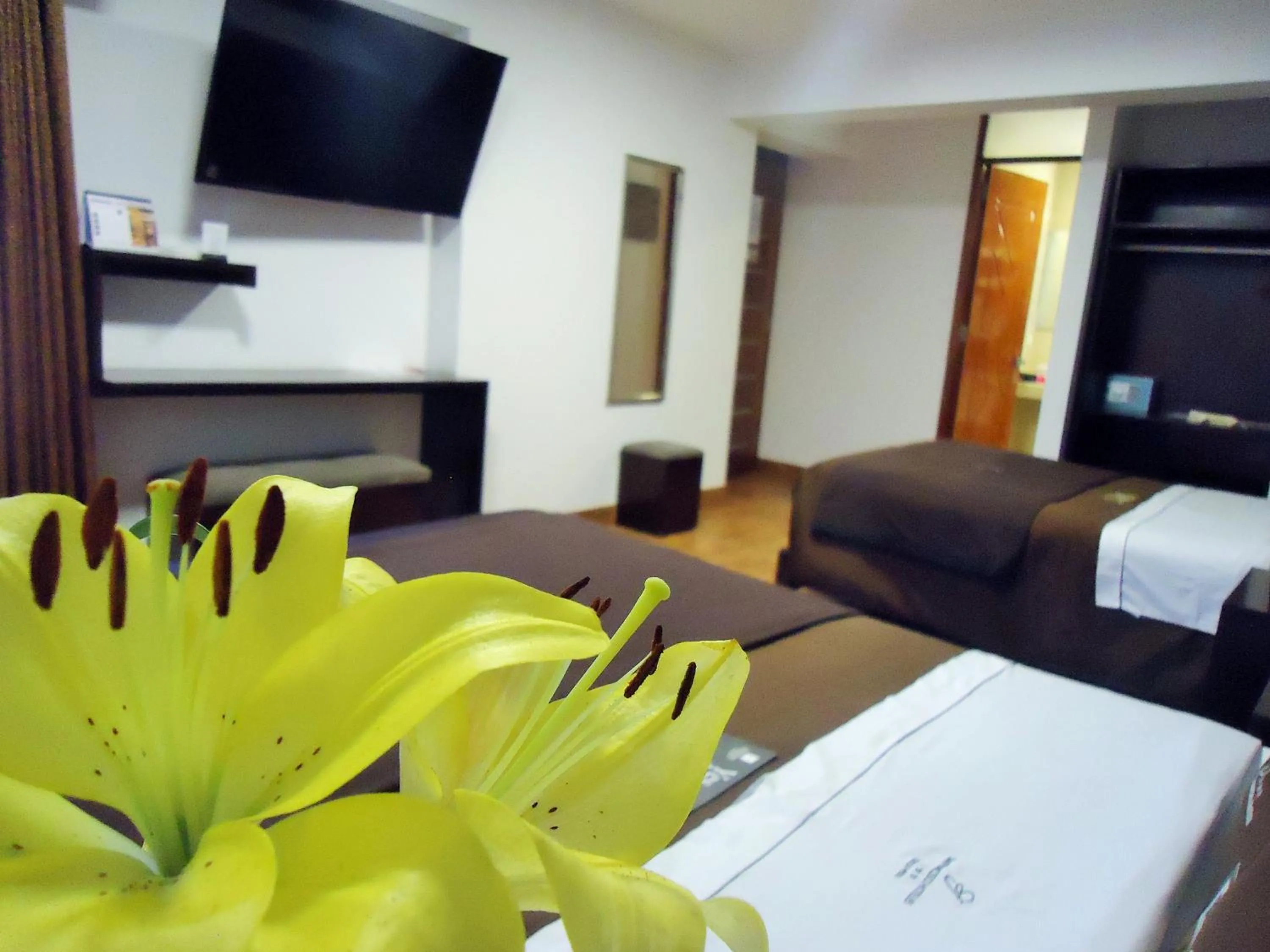 Bed in San Francisco Cusco Hotel