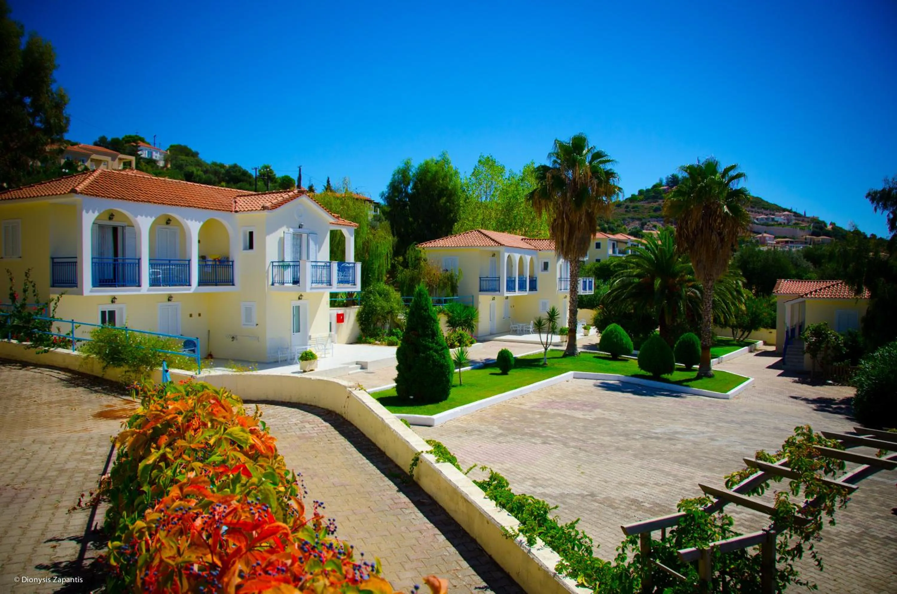 Facade/entrance in Liberatos Village