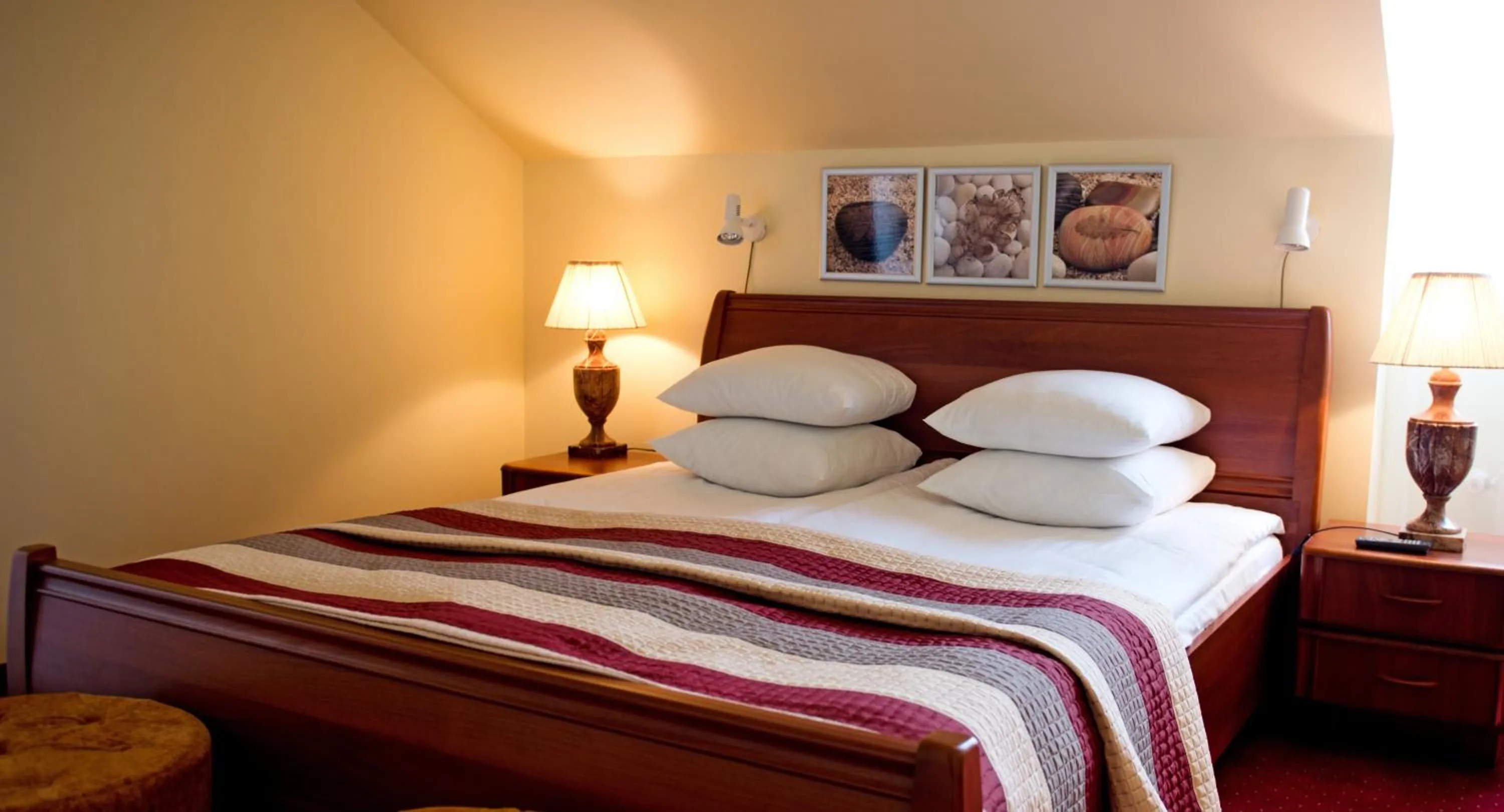 Bed in Best Baltic Hotel Palanga