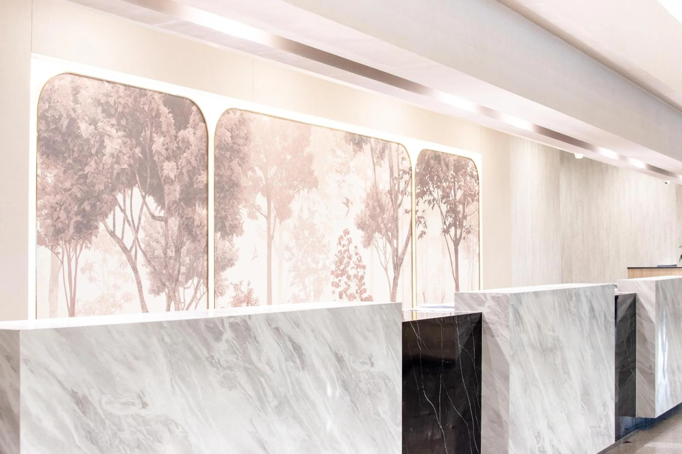 Lobby or reception in Twin Towers Hotel