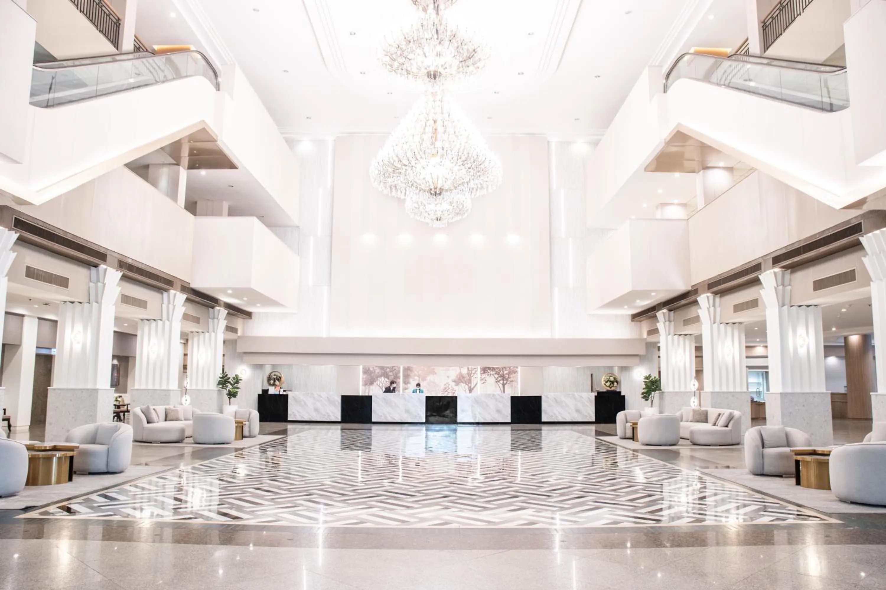 Lobby or reception in Twin Towers Hotel