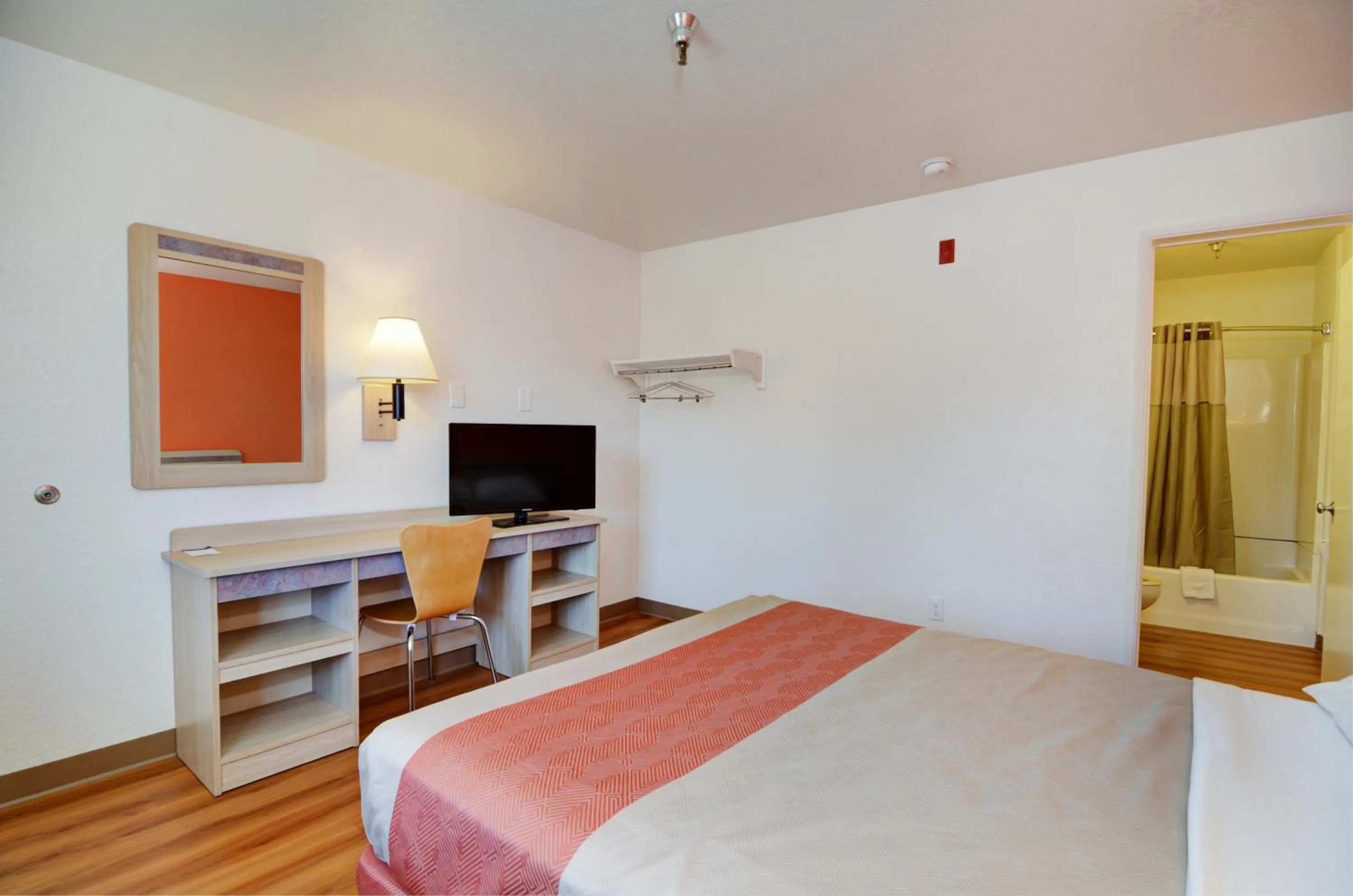 Decorative detail, Bed in Motel 6-Twentynine Palms, CA