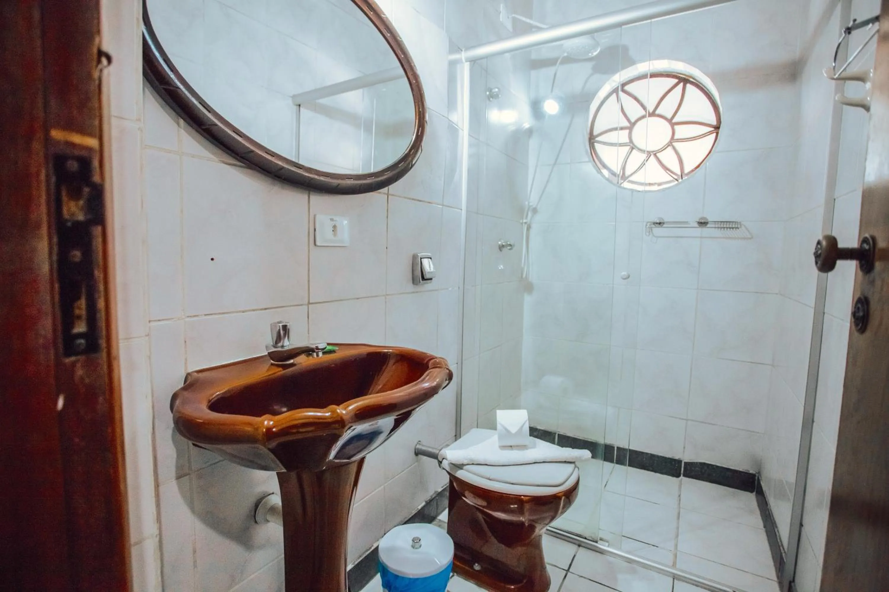 Bathroom in Pousada Chale Suísso