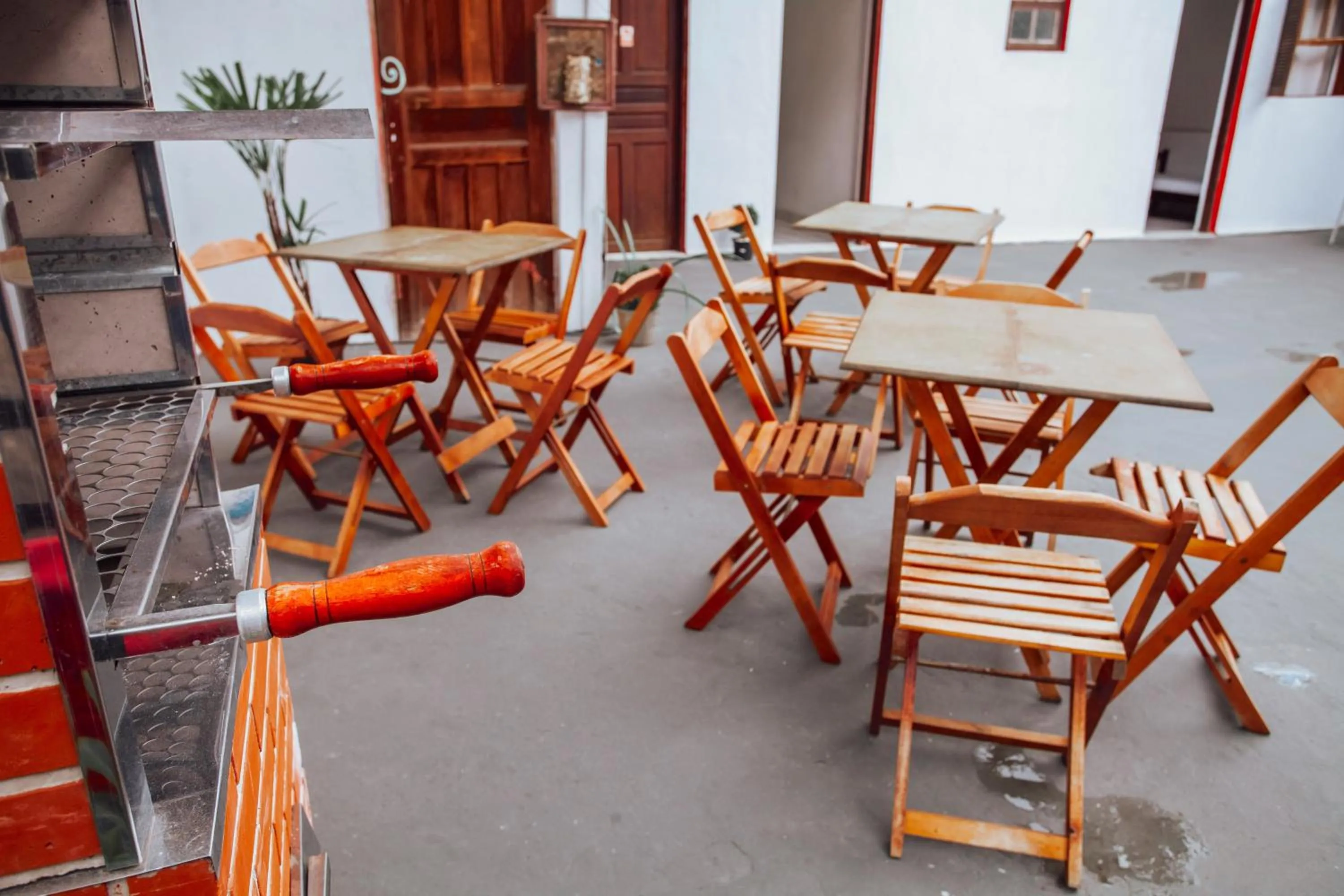 BBQ facilities in Pousada Chale Suísso