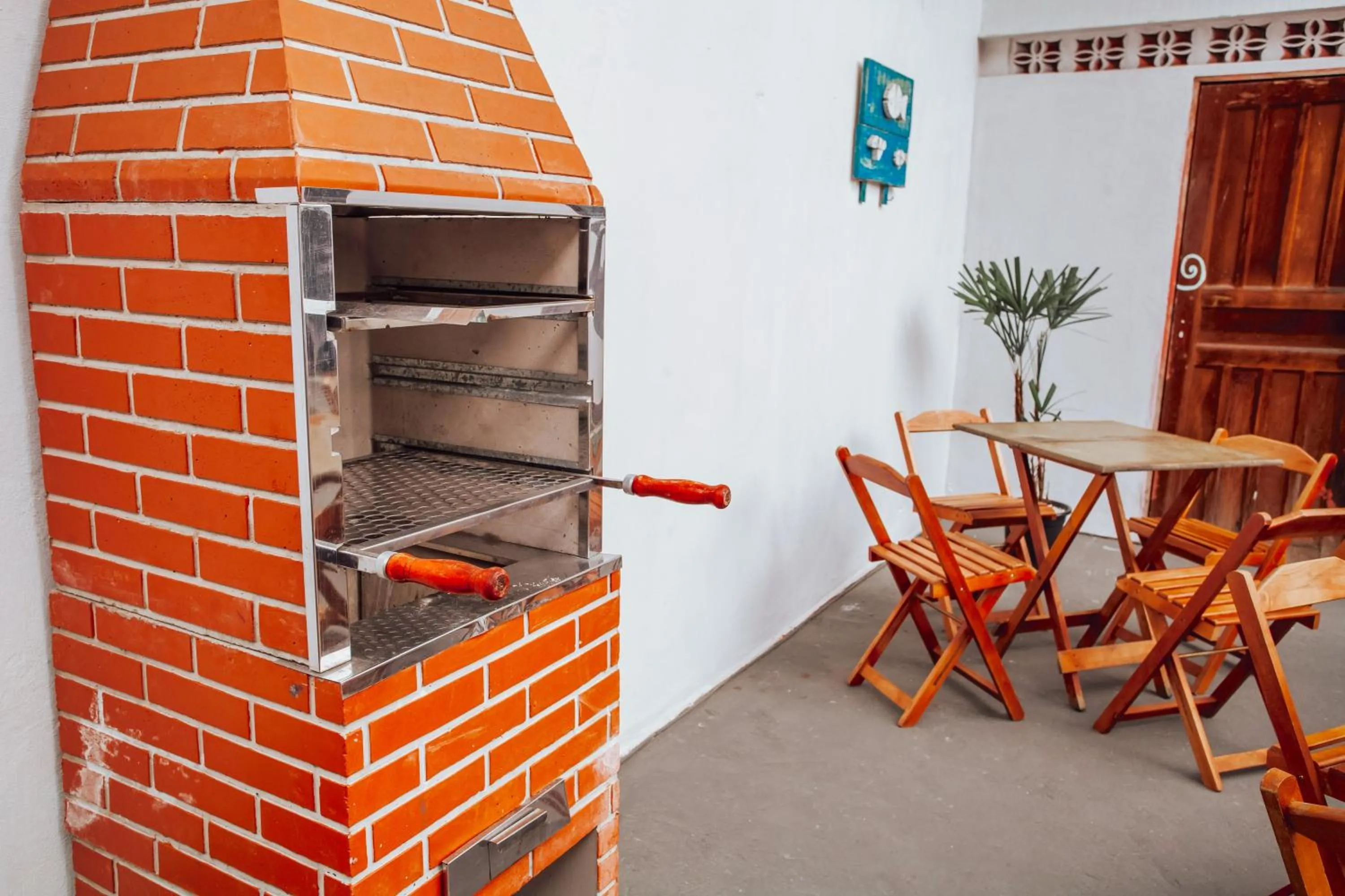 BBQ facilities in Pousada Chale Suísso