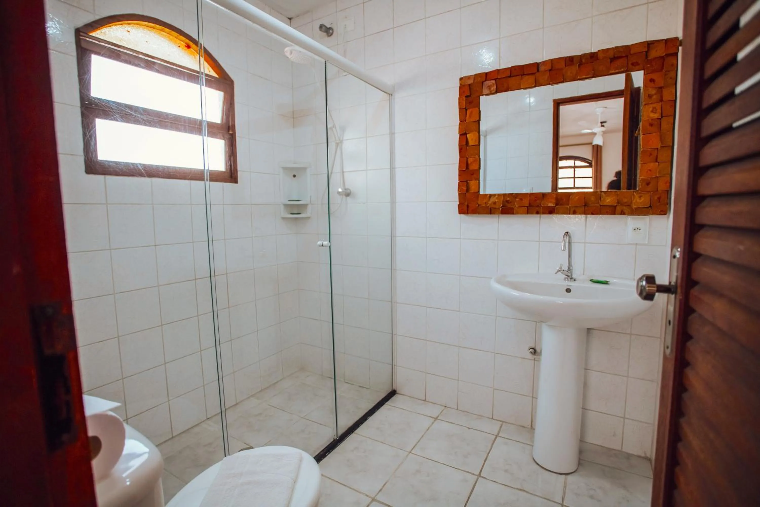Bathroom in Pousada Chale Suísso