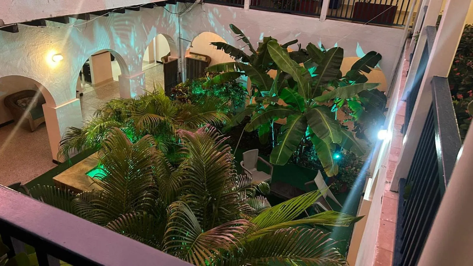 Property building in La Ballena Azul Hotel