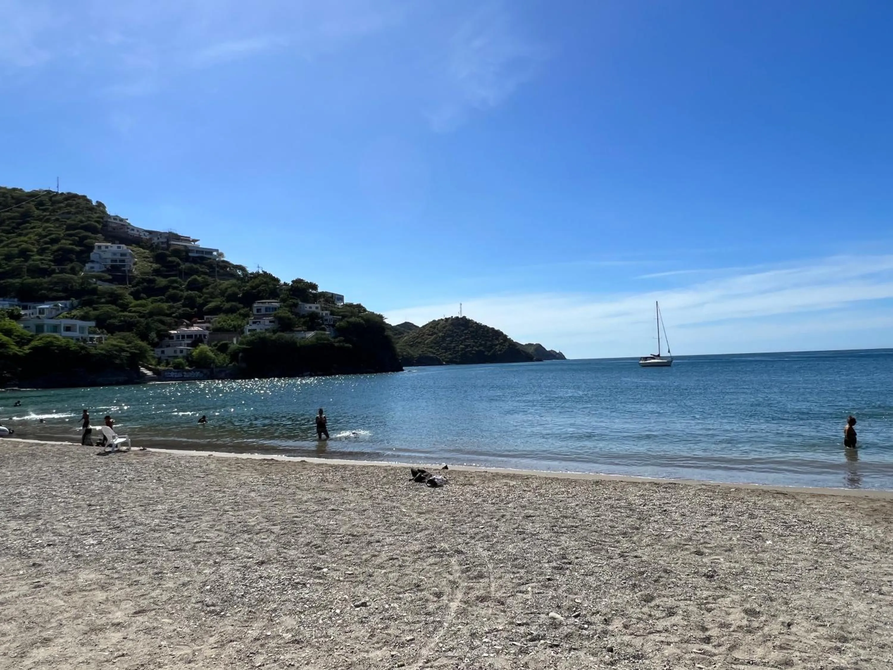 Beach in La Ballena Azul Hotel
