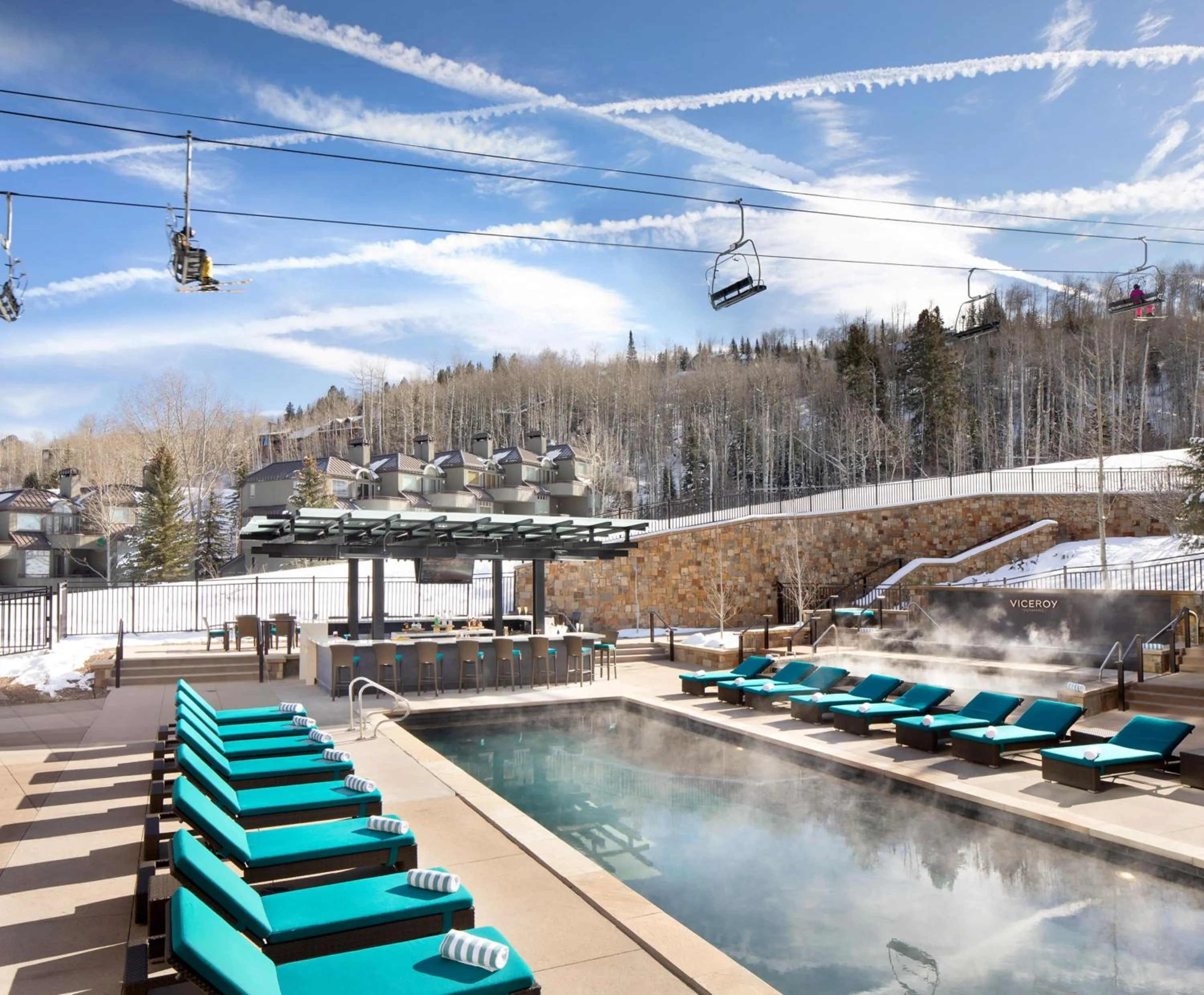 Swimming pool in Viceroy Snowmass