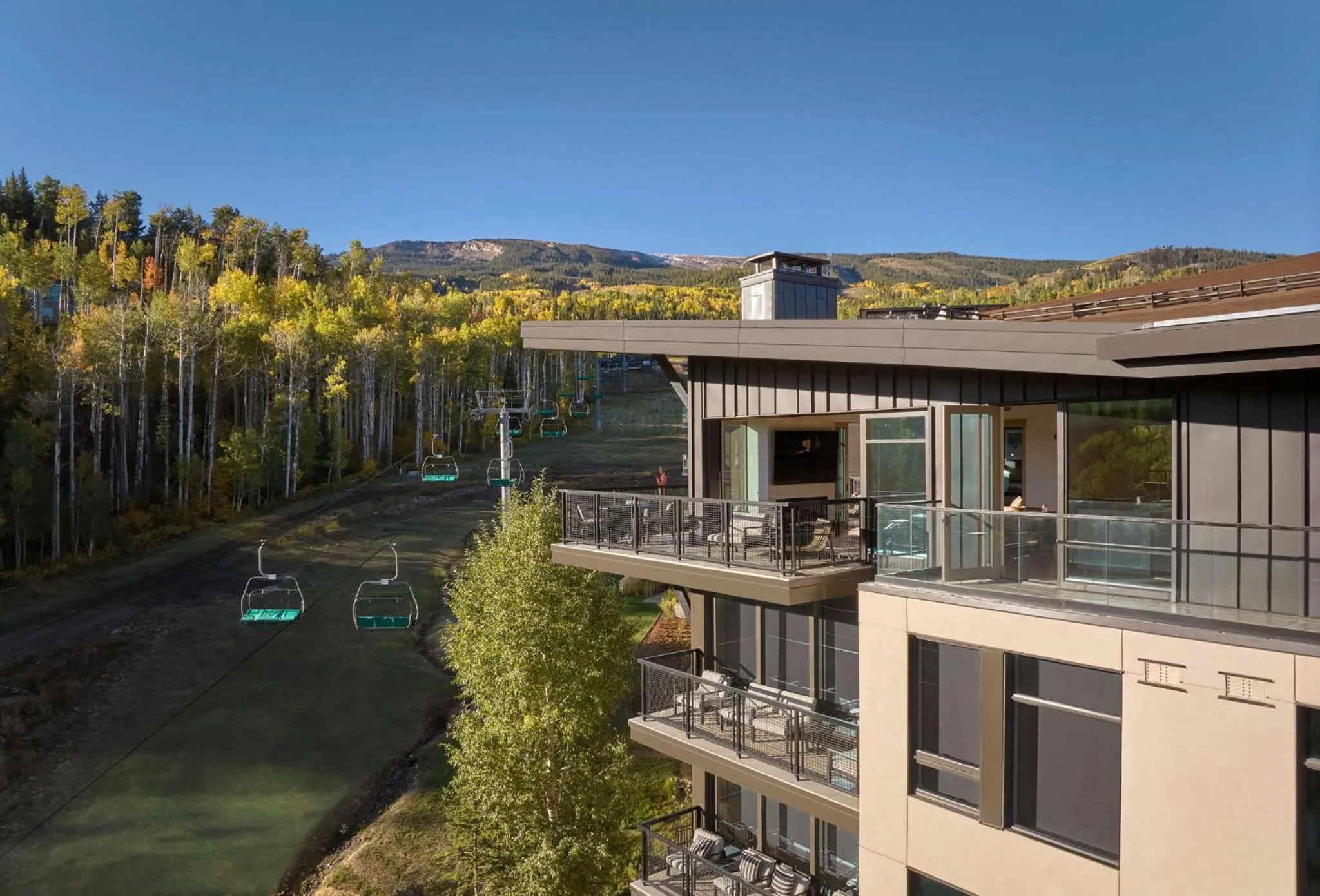 Bird's eye view in Viceroy Snowmass