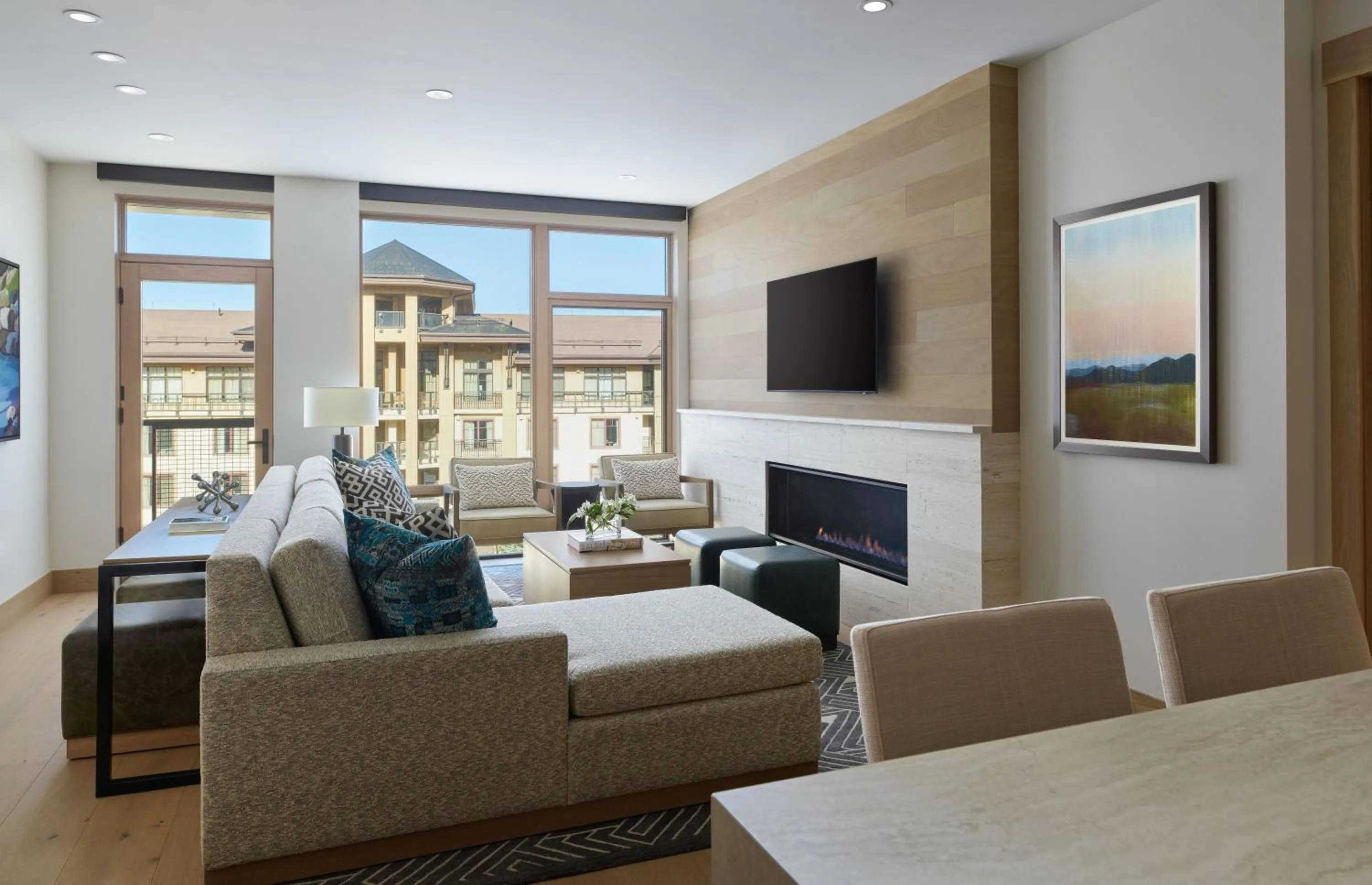 Living room in Viceroy Snowmass