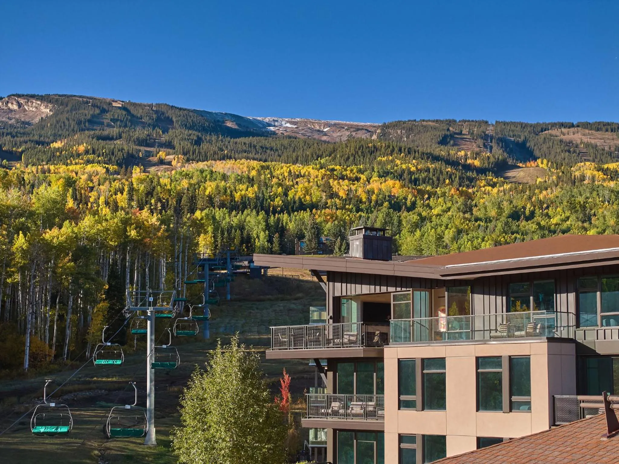 Bird's eye view in Viceroy Snowmass