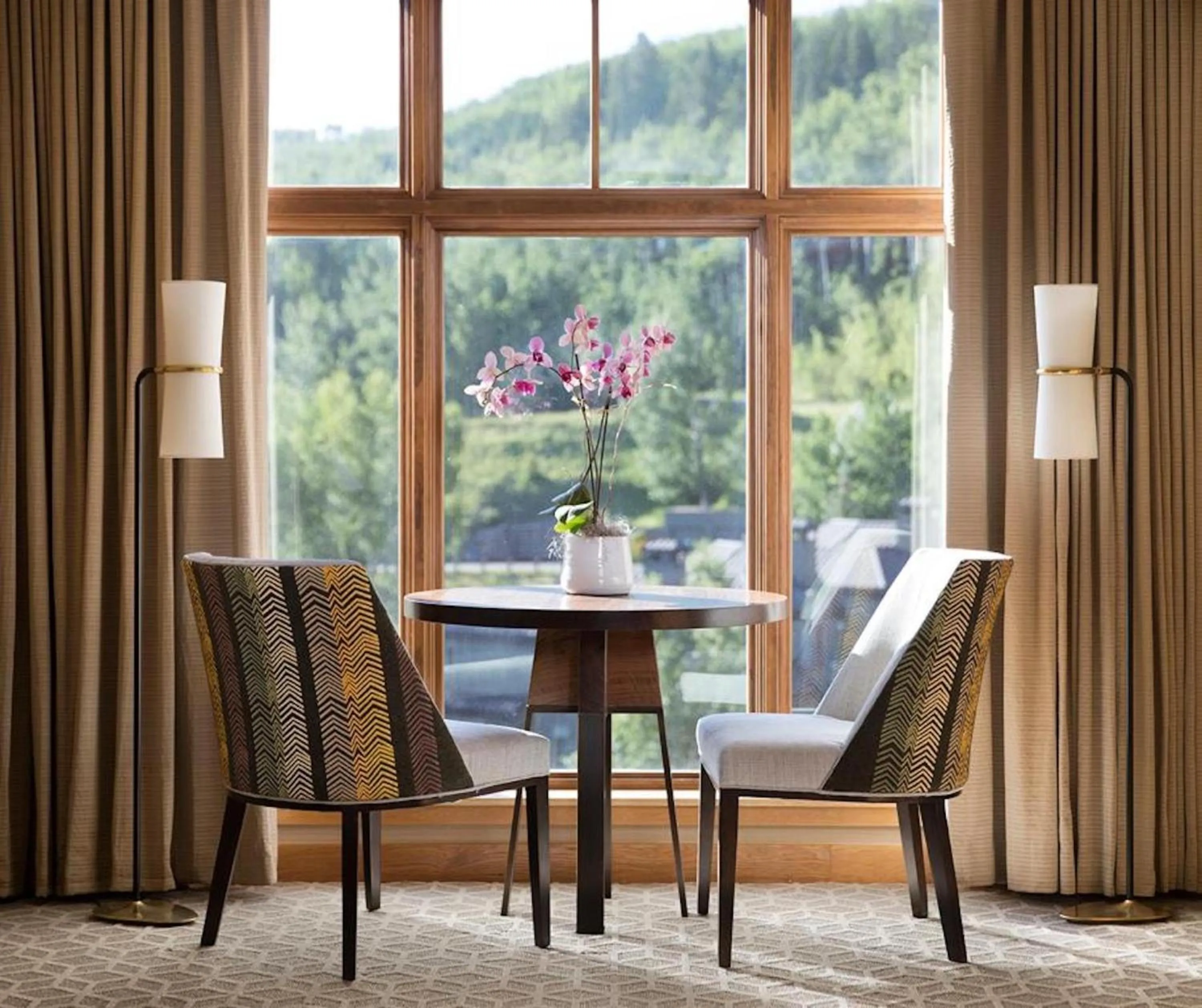 Seating area in Viceroy Snowmass