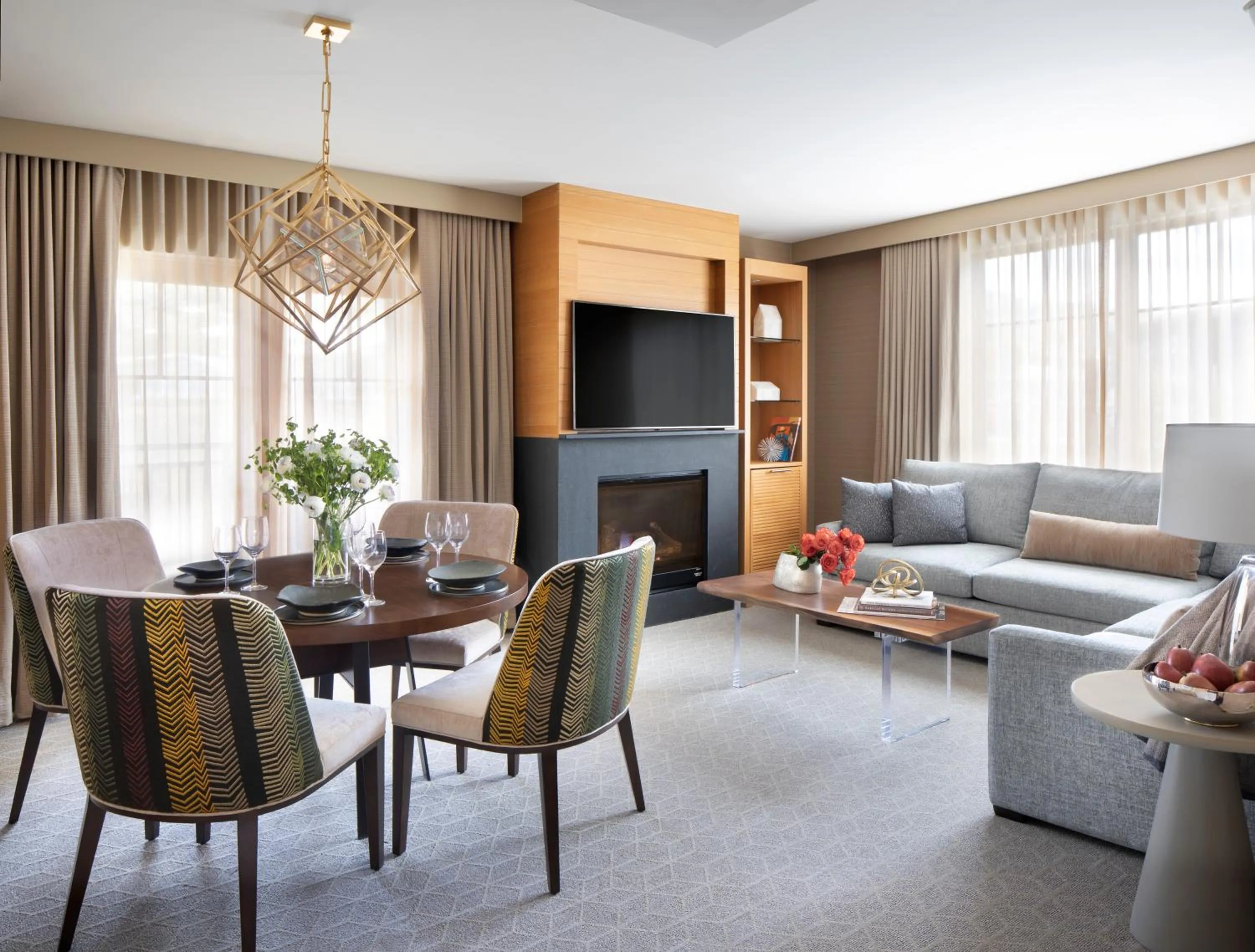 Living room in Viceroy Snowmass