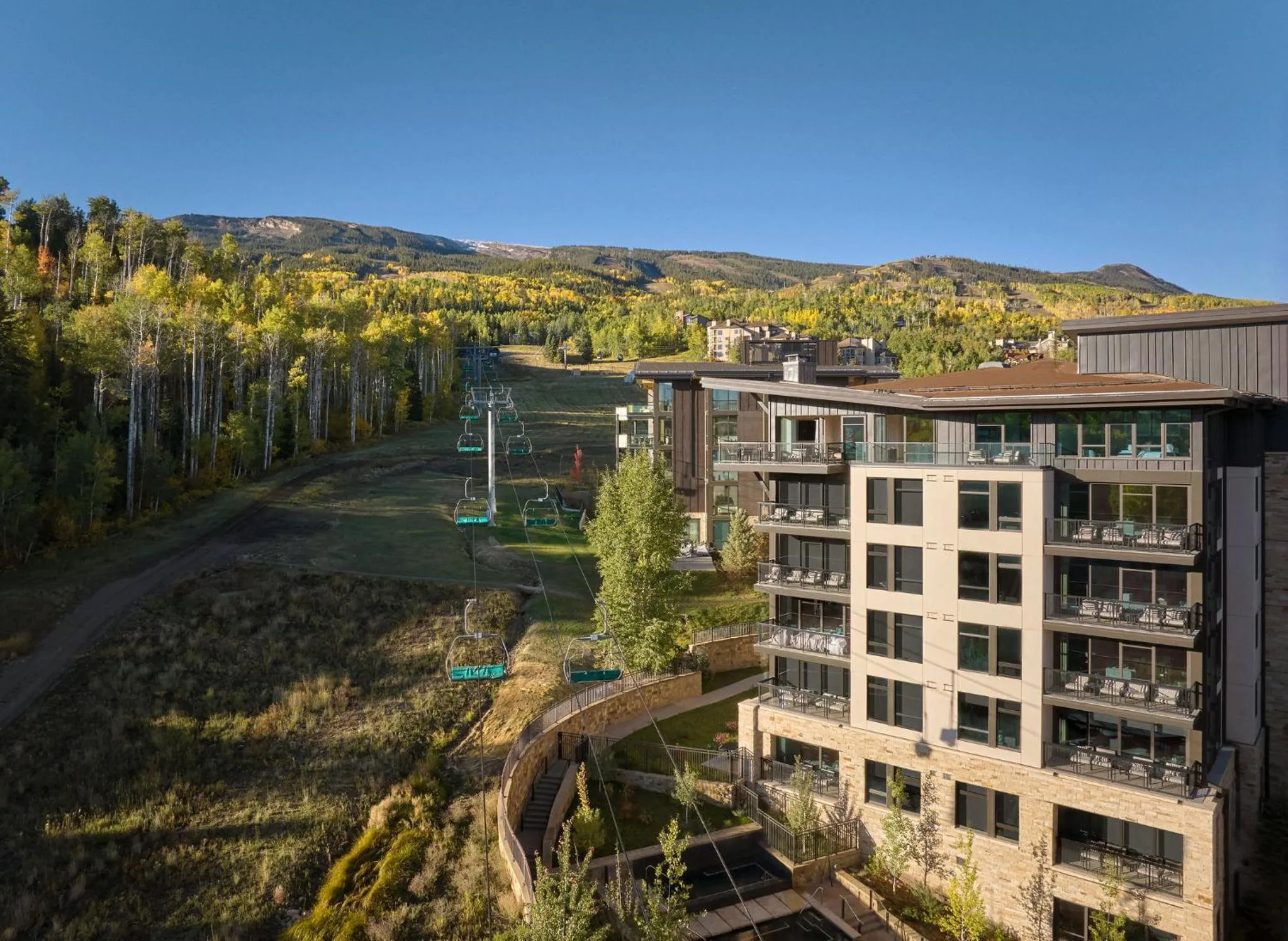 Bird's eye view in Viceroy Snowmass