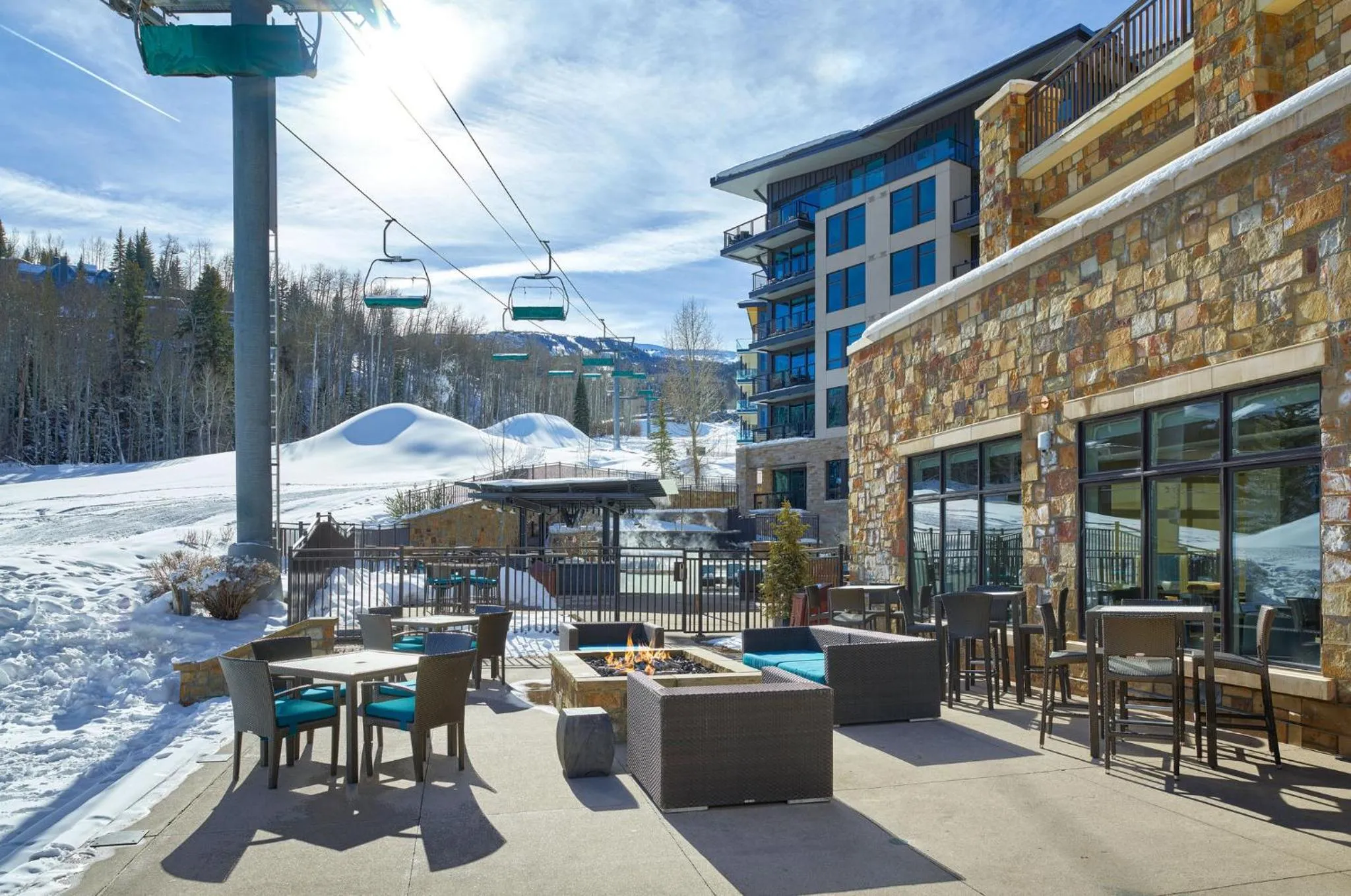 Balcony/Terrace in Viceroy Snowmass