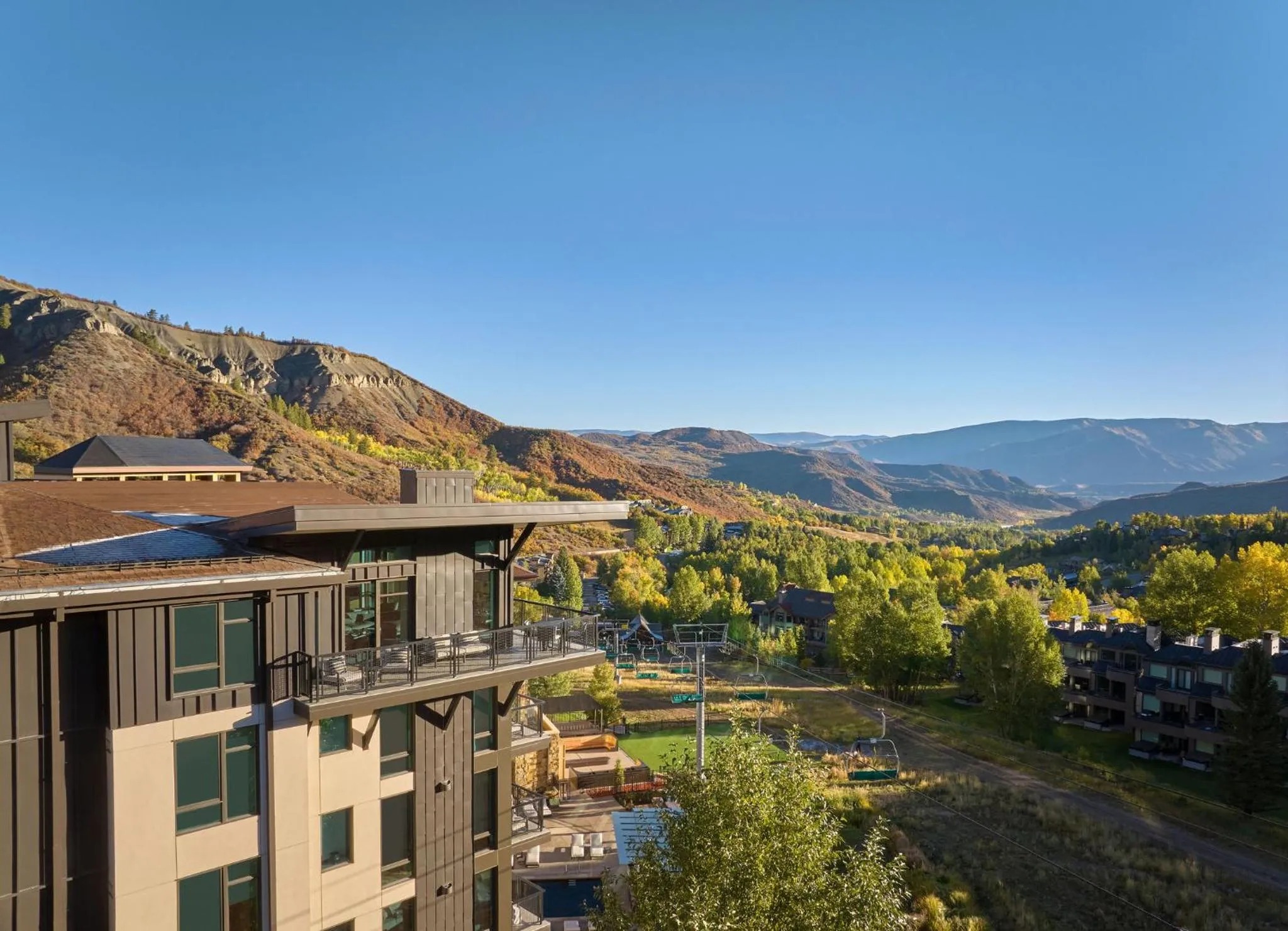 Bird's eye view in Viceroy Snowmass