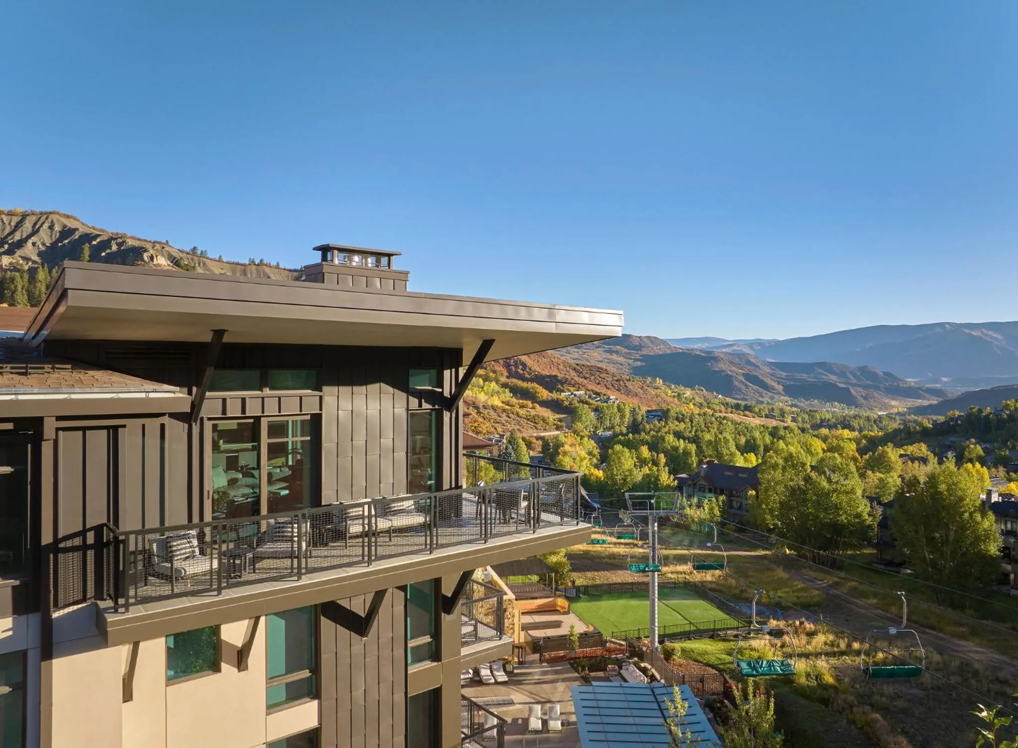 Bird's eye view in Viceroy Snowmass