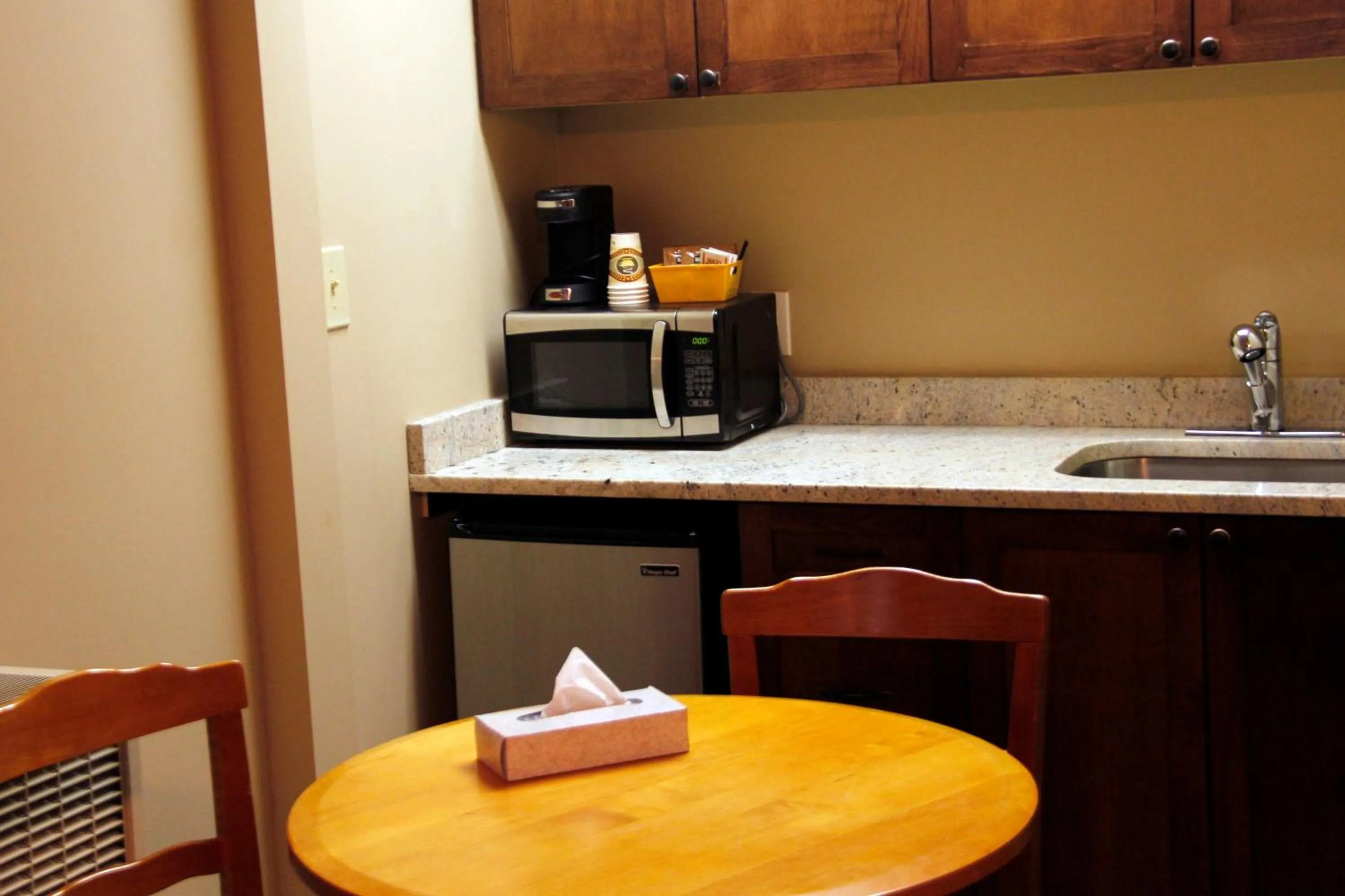 Seating area in Aspen Village