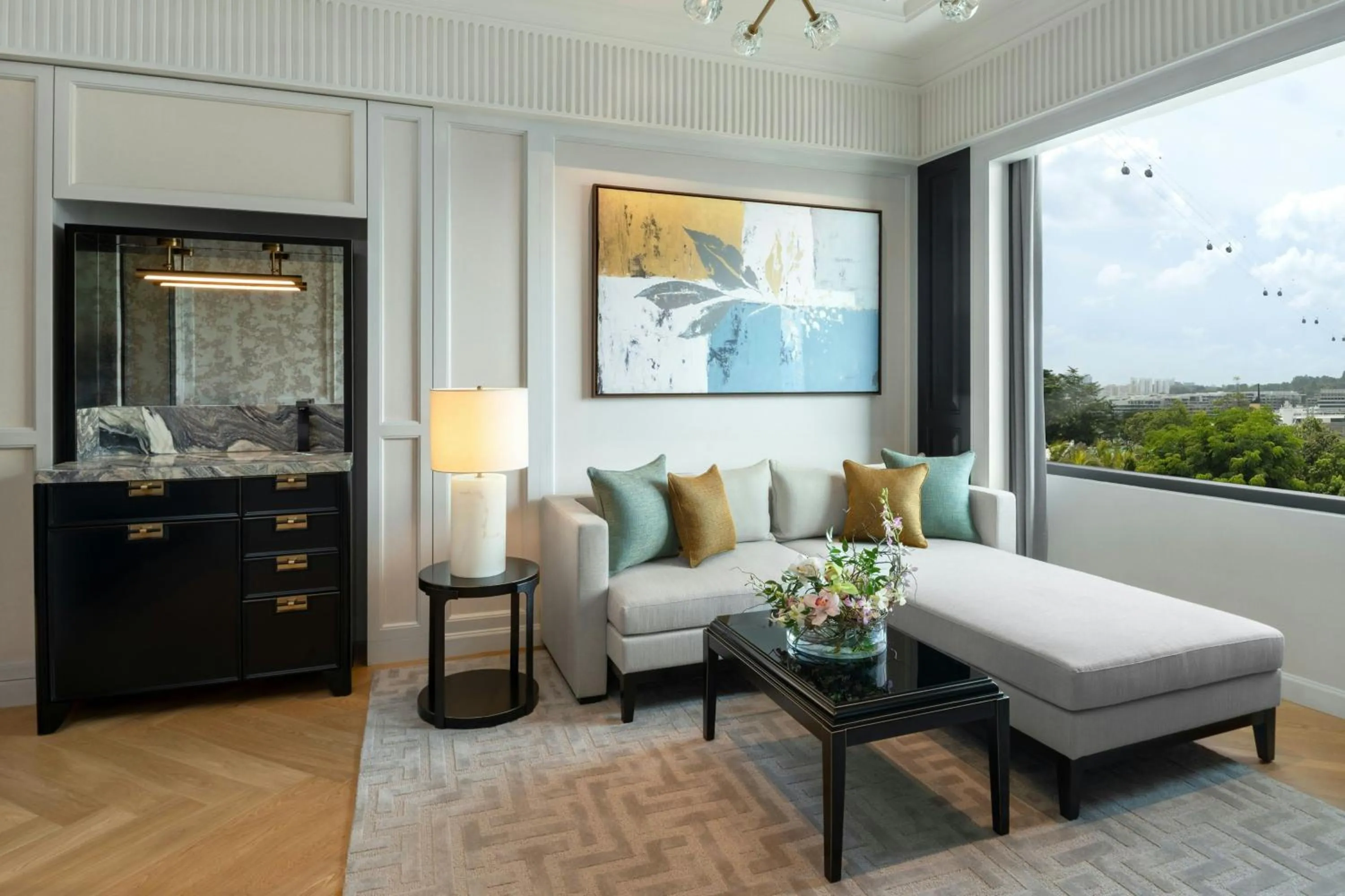 Living room in The Laurus, a Luxury Collection Resort, Singapore