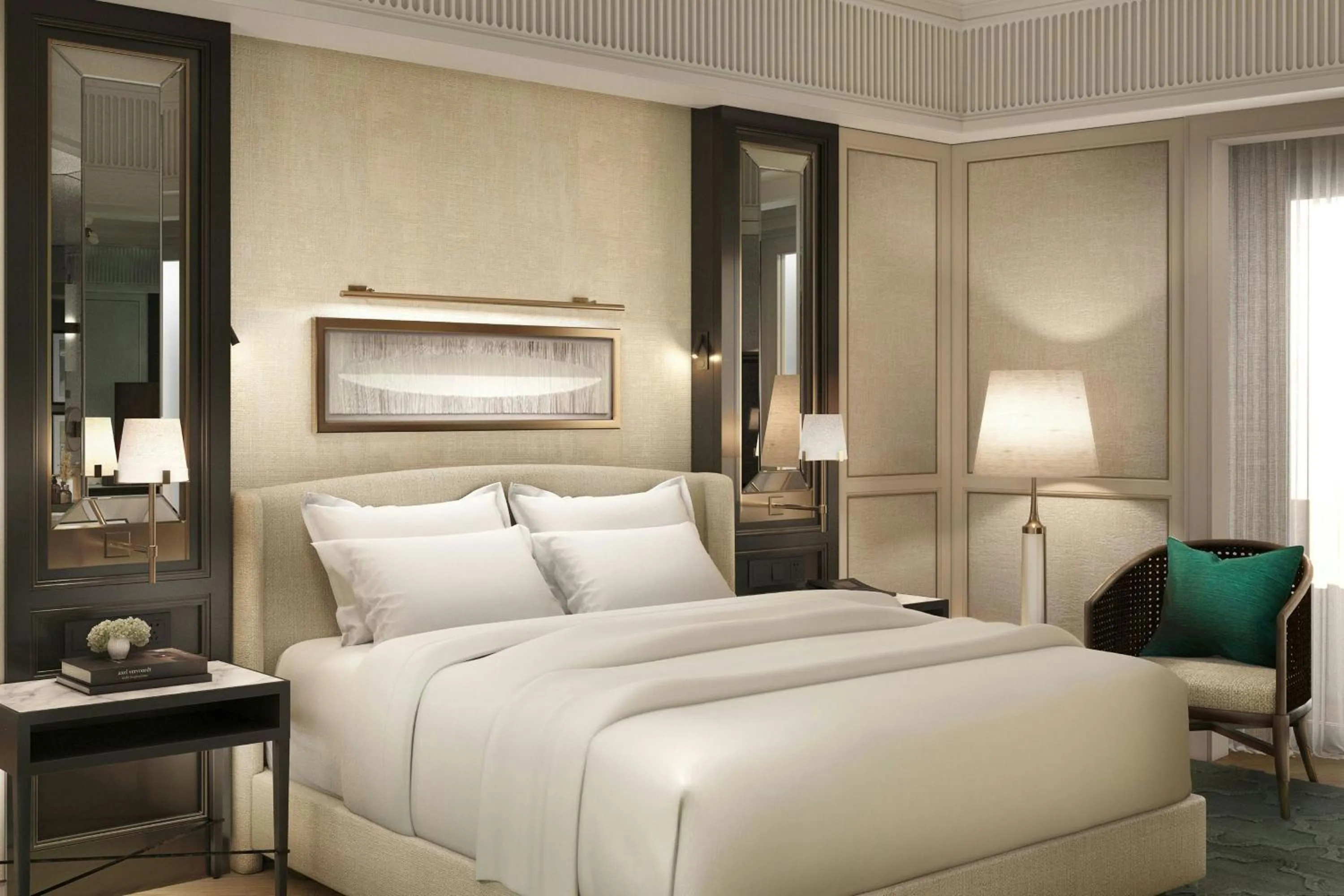 Bedroom, Bed in The Laurus, a Luxury Collection Resort, Singapore