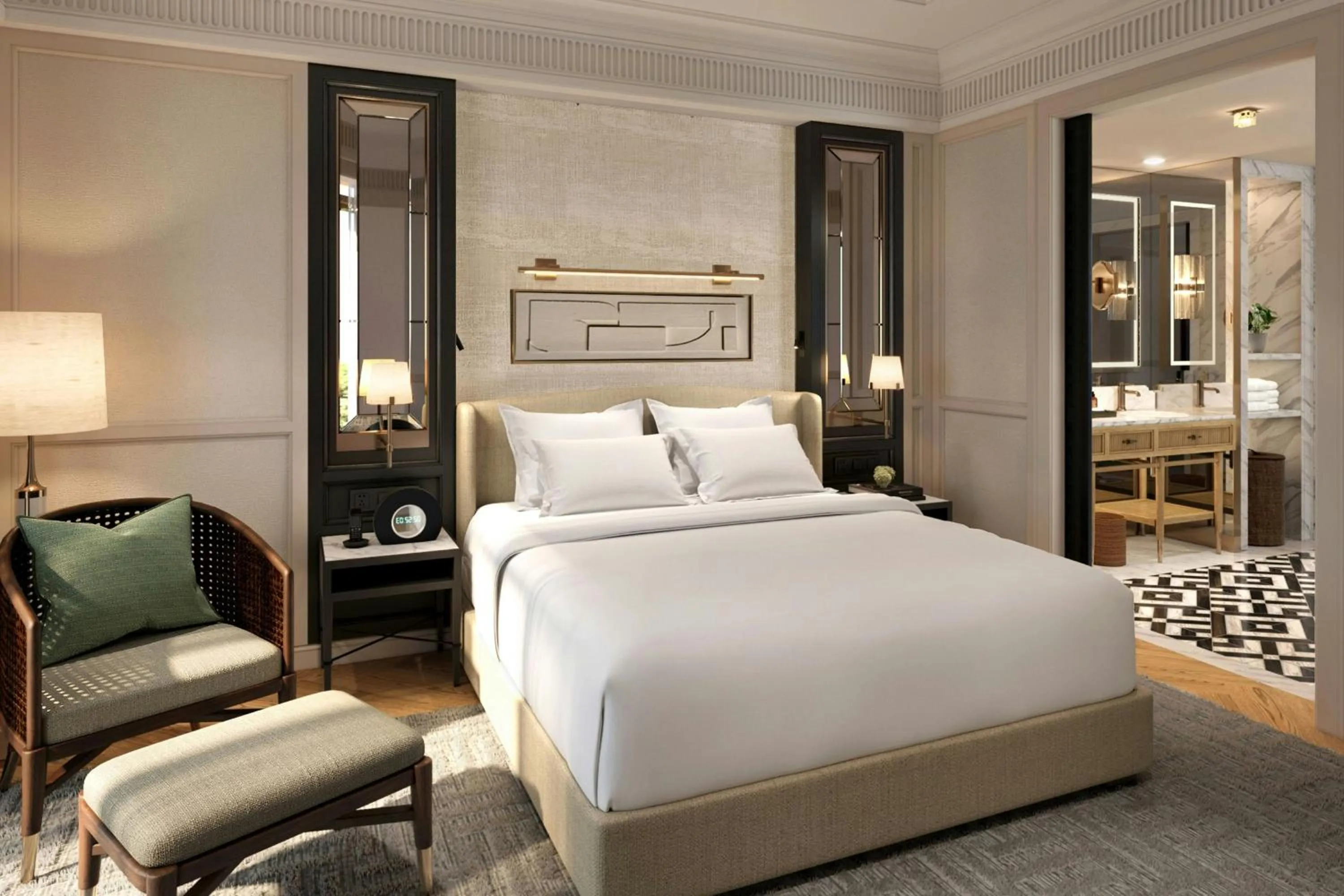 Bedroom, Bed in The Laurus, a Luxury Collection Resort, Singapore