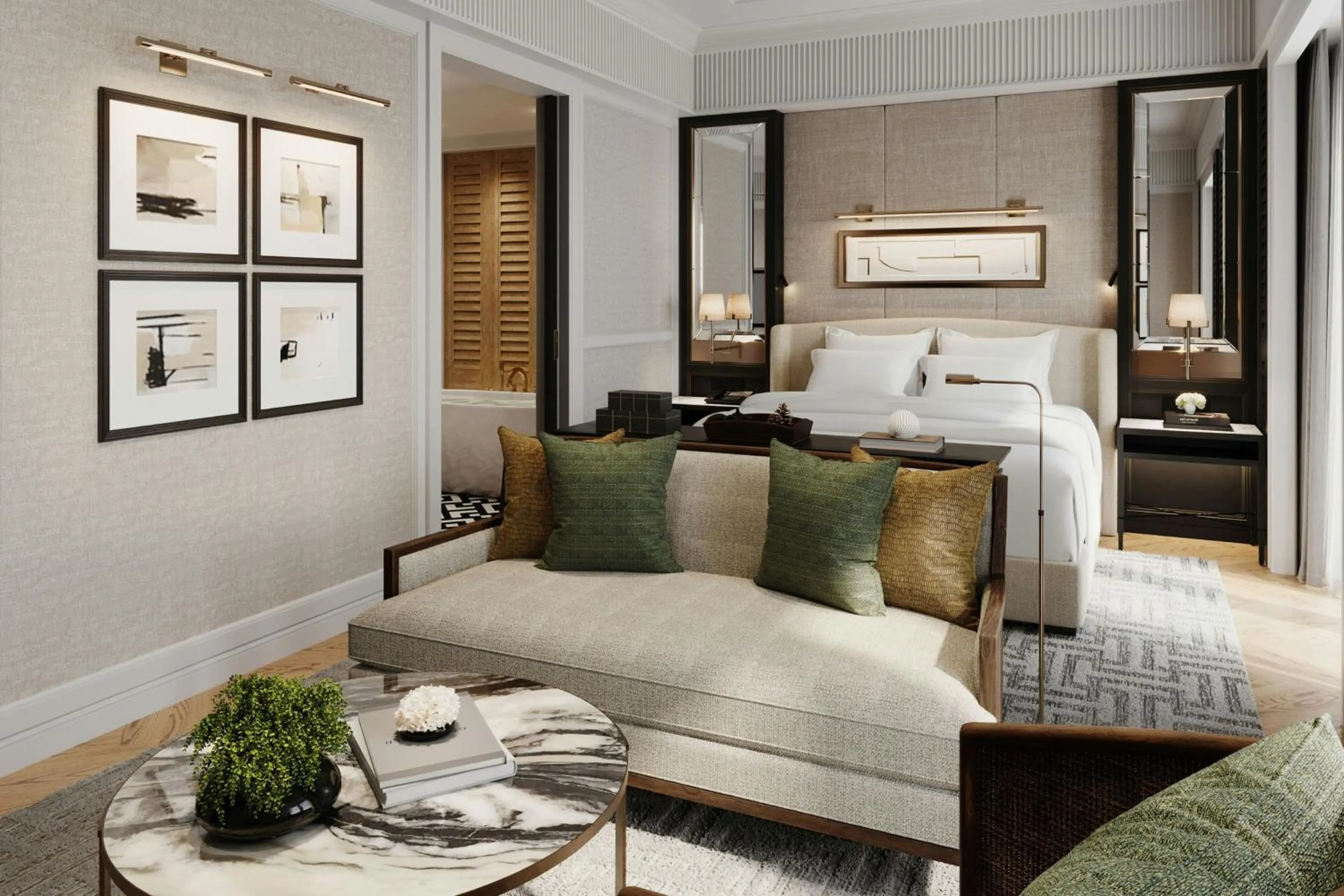 Bedroom, Bed in The Laurus, a Luxury Collection Resort, Singapore