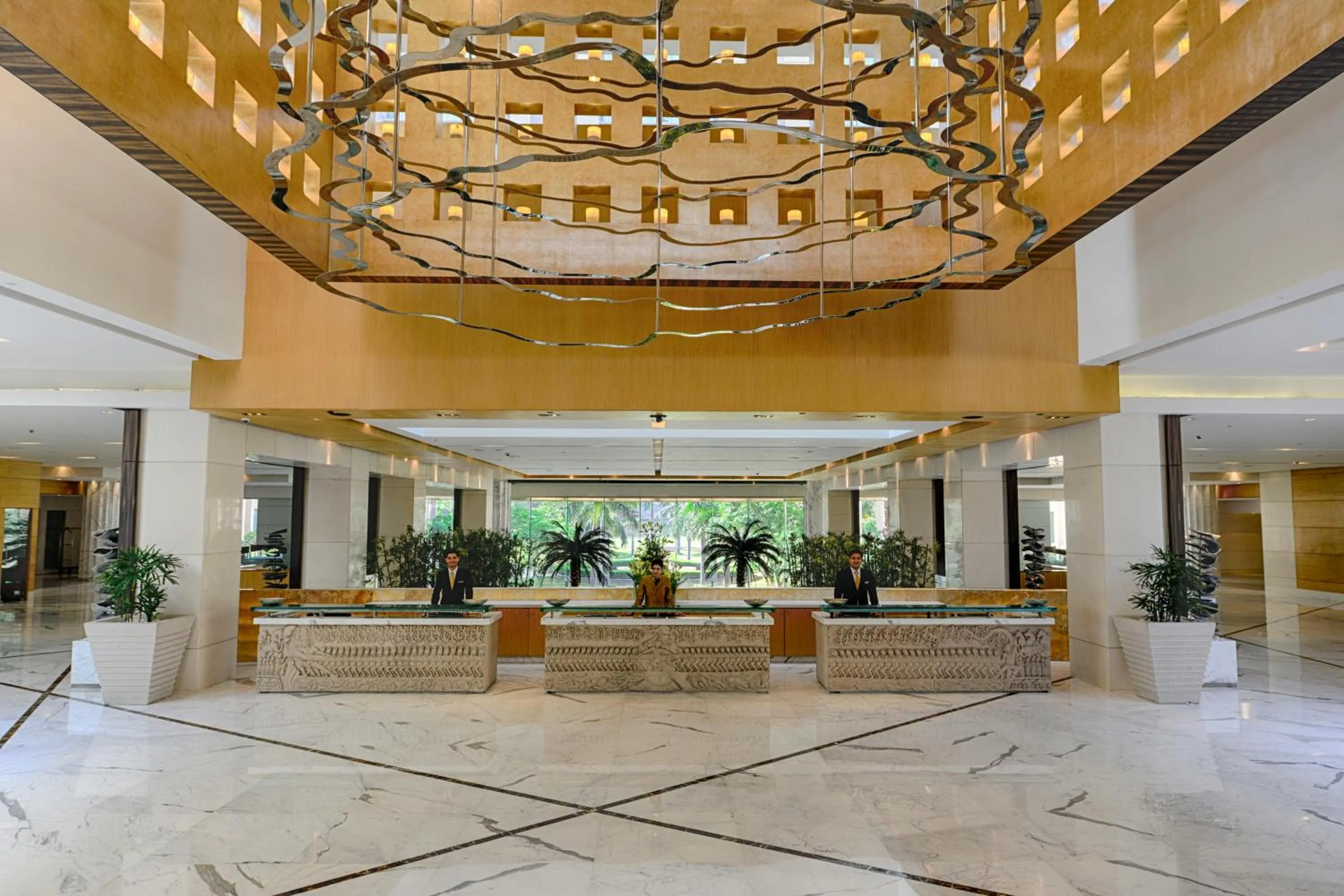 Lobby or reception in The Grand New Delhi