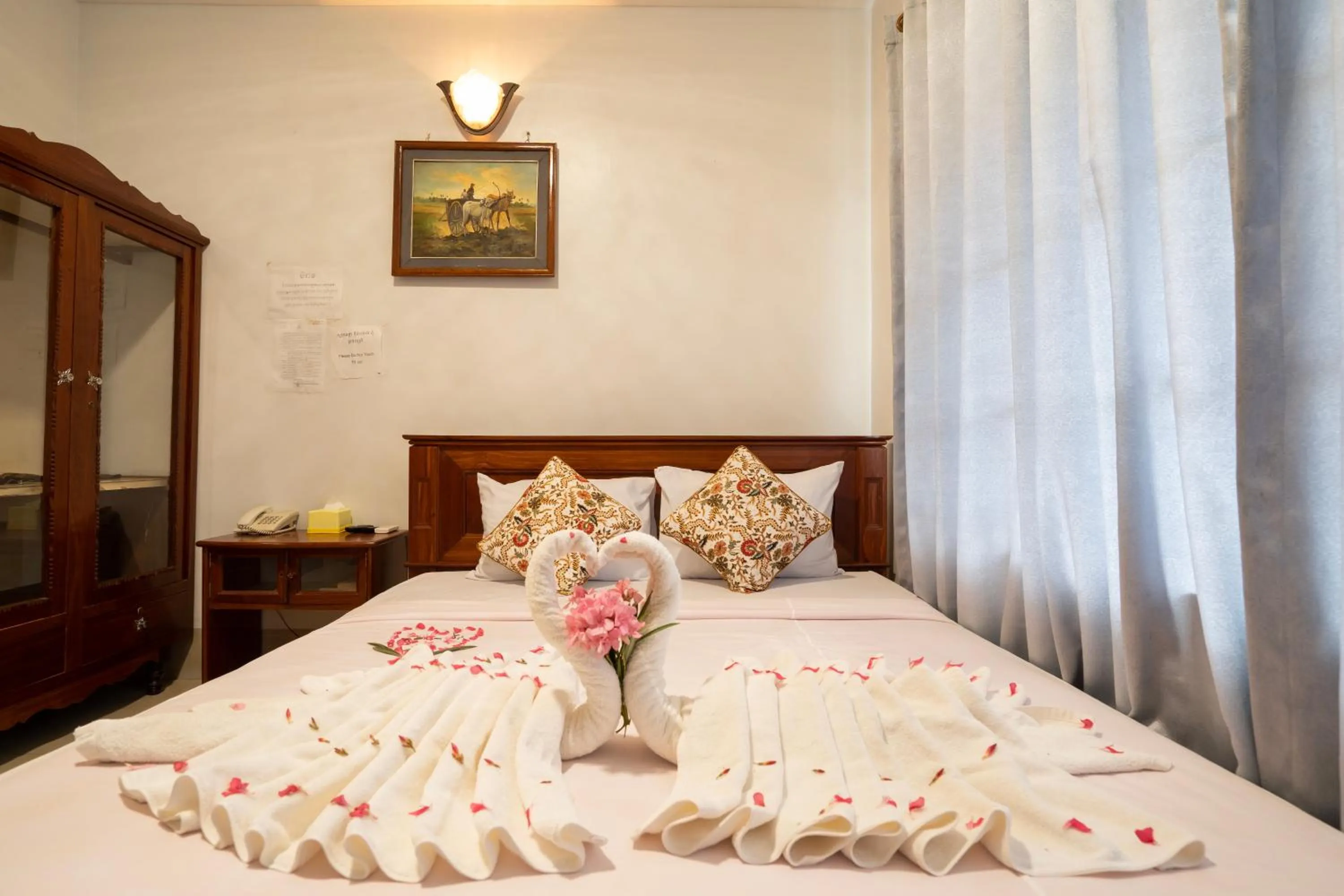 Guests, Bed in Siem Reap Riverside Hotel