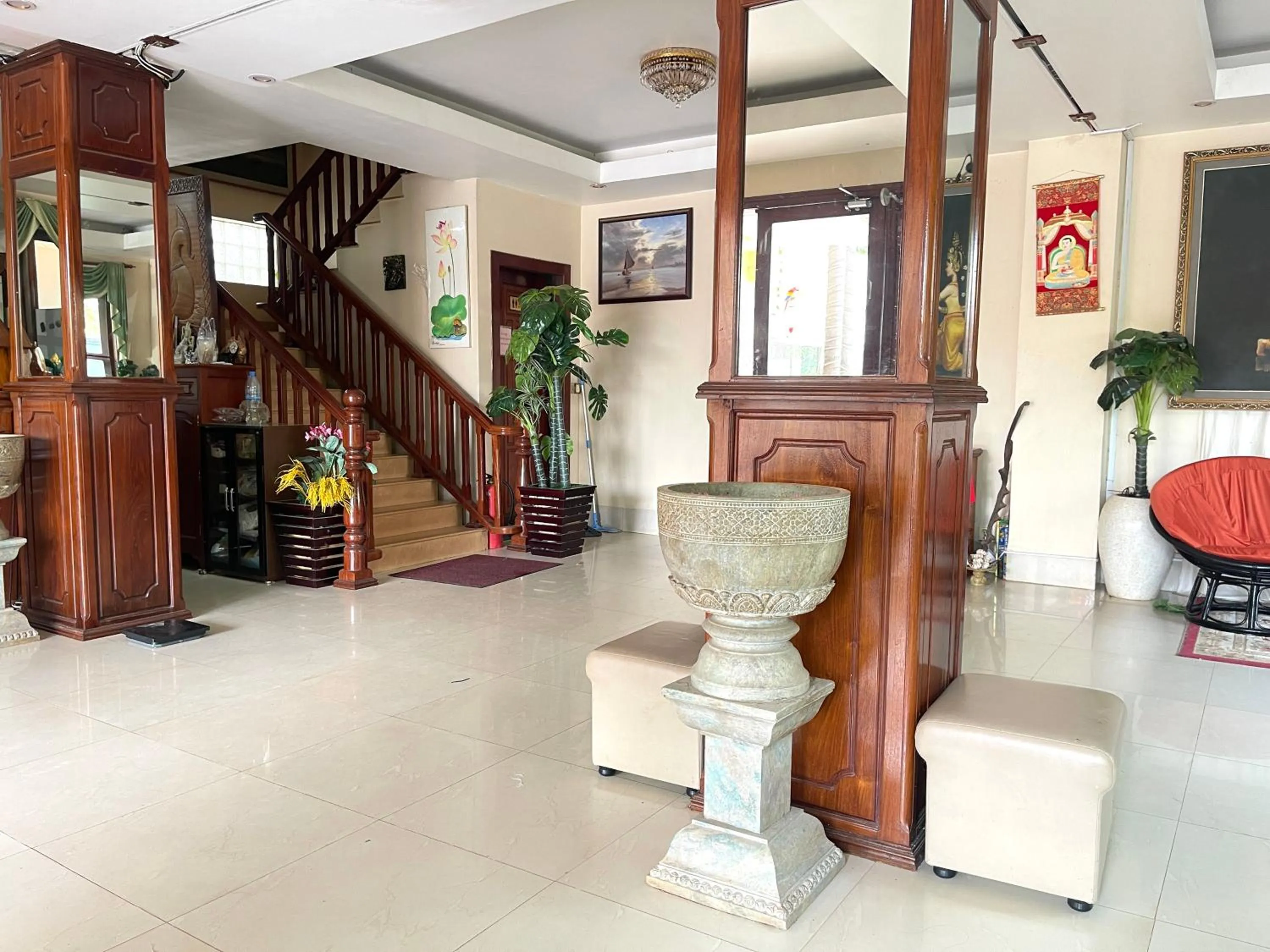 Lobby or reception in Siem Reap Riverside Hotel