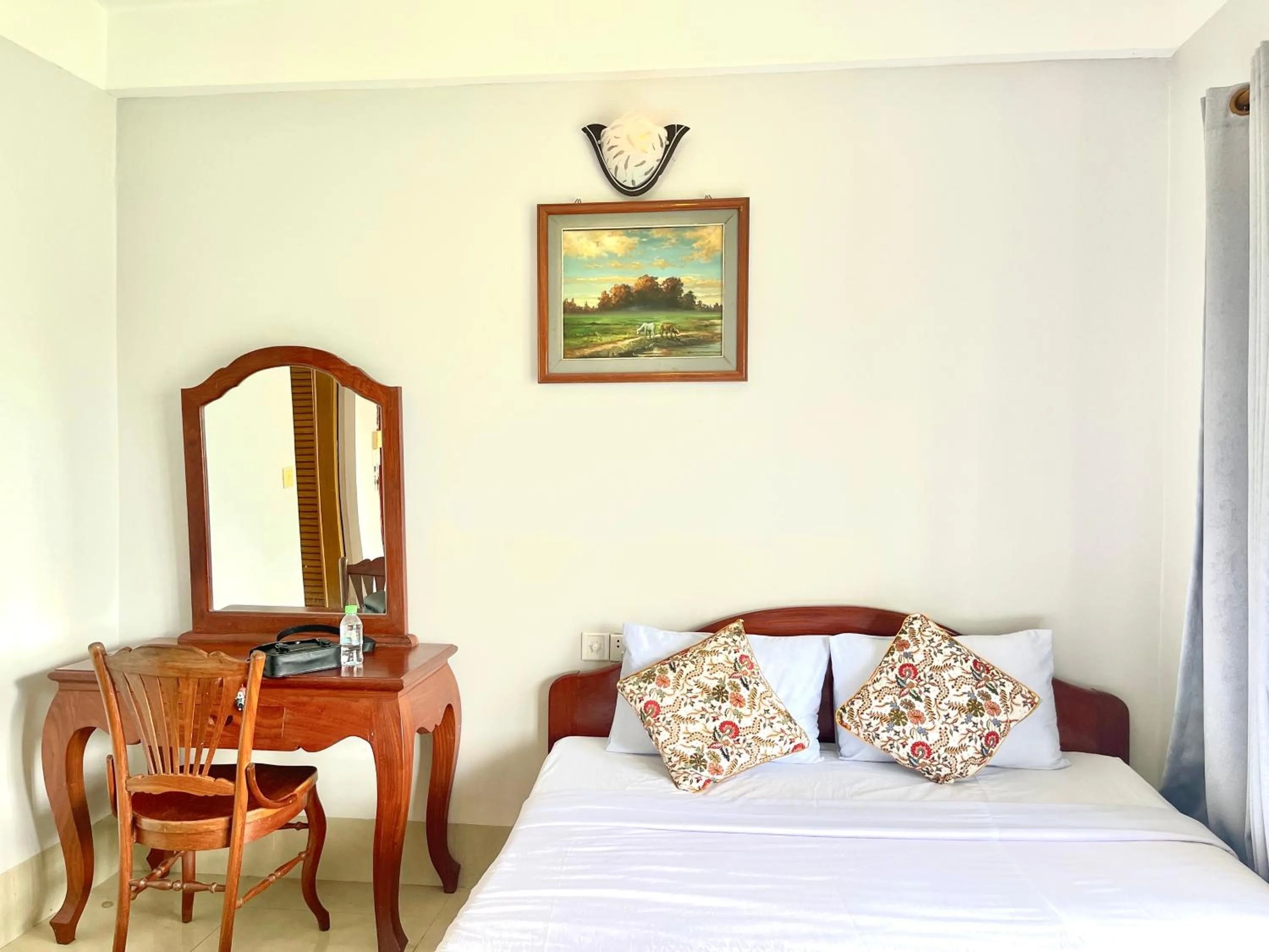 Bed in Siem Reap Riverside Hotel