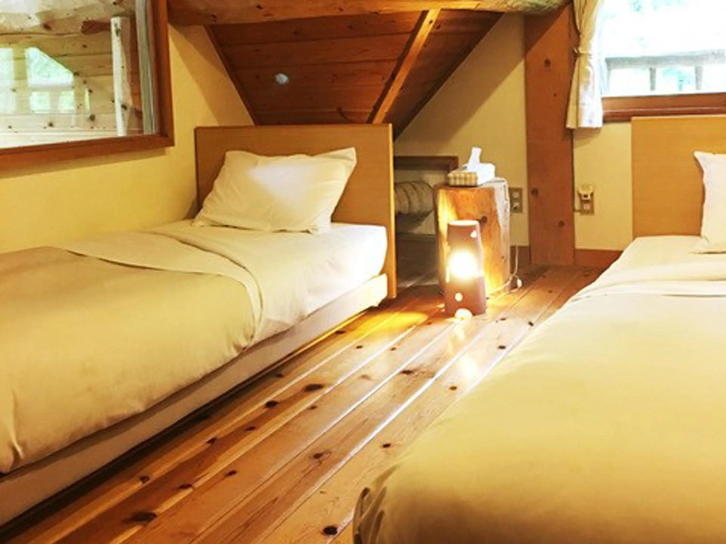 Photo of the whole room, Bed in Canadian Loghouse Inn AzuminoYujin