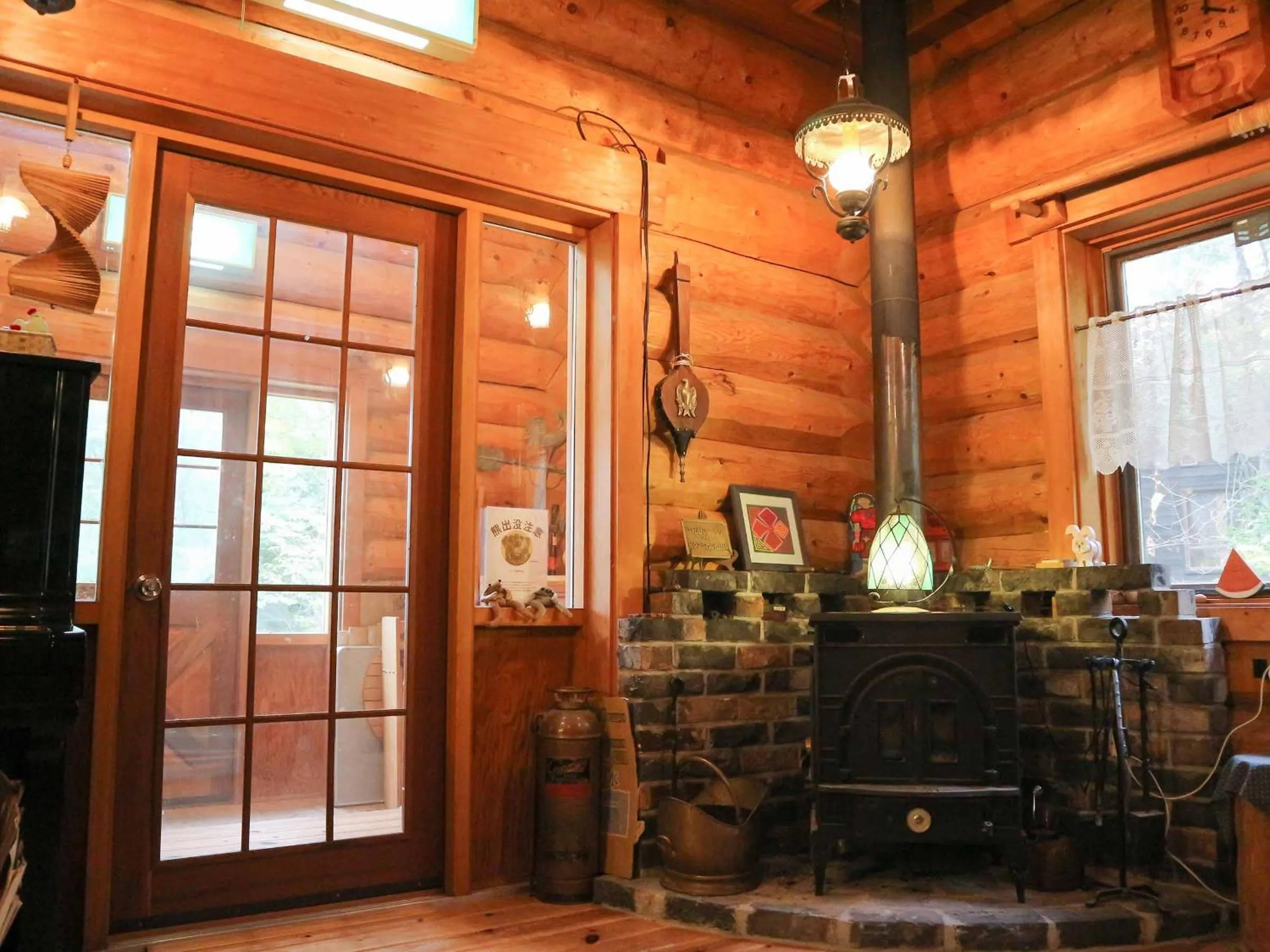 Lobby or reception in Canadian Loghouse Inn AzuminoYujin