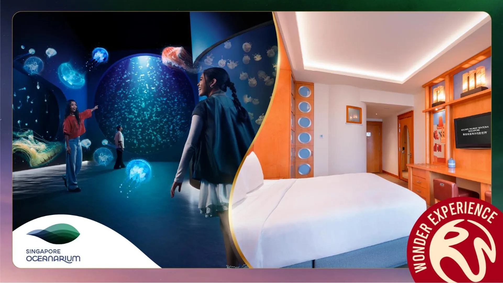 Bed in Resorts World Sentosa - Hotel Michael